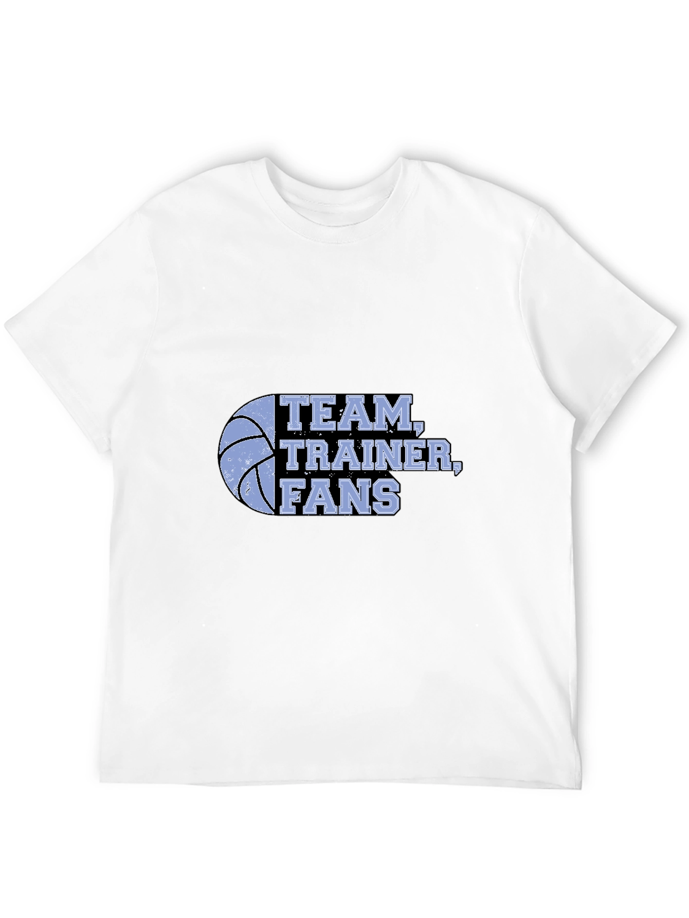 Team Trainer Fans Black Graphic Tee