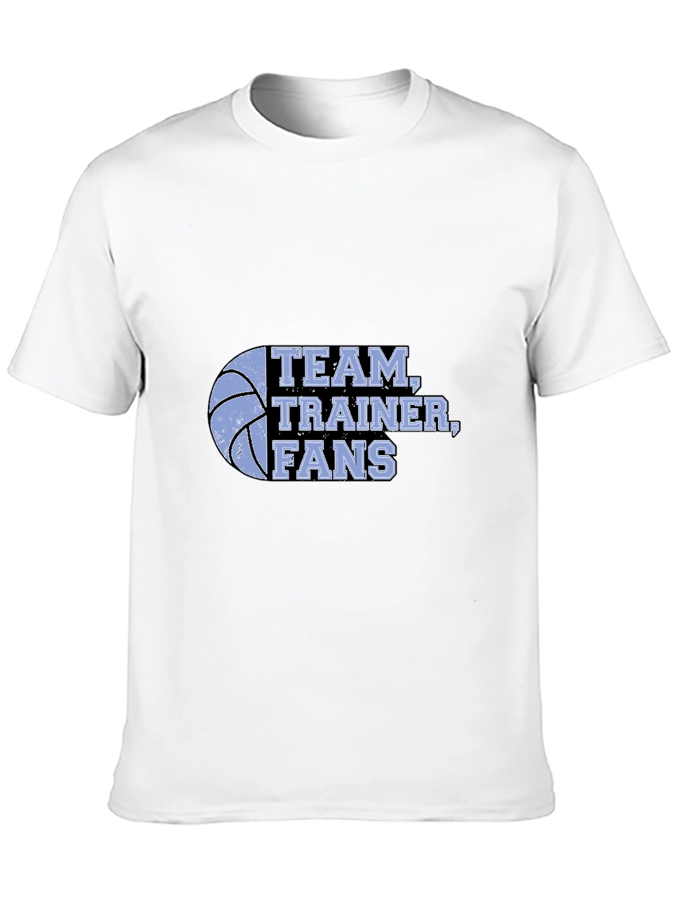 Team Trainer Fans Black Graphic Tee