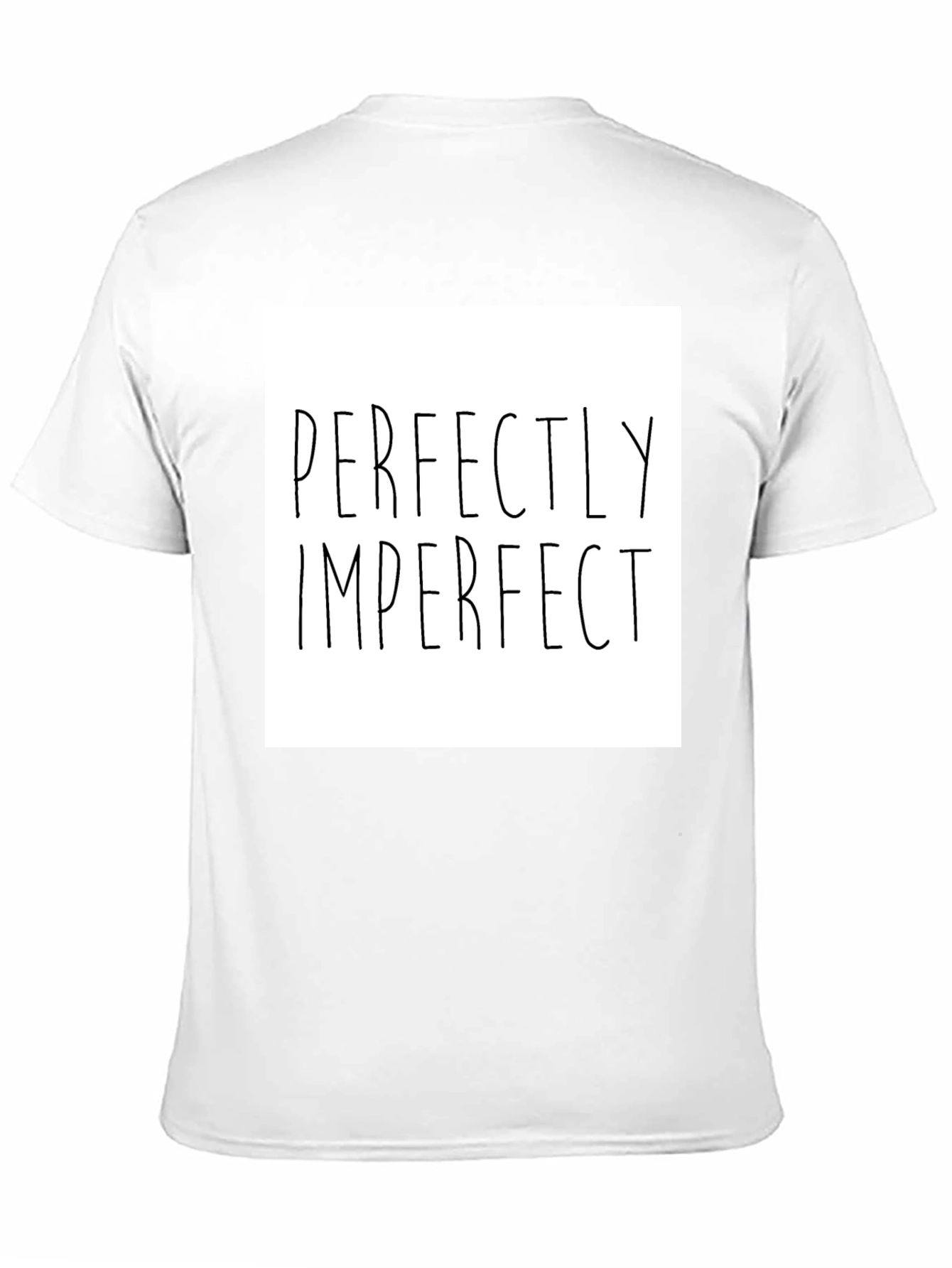Perfectly Imperfect Graphic Tee - Black