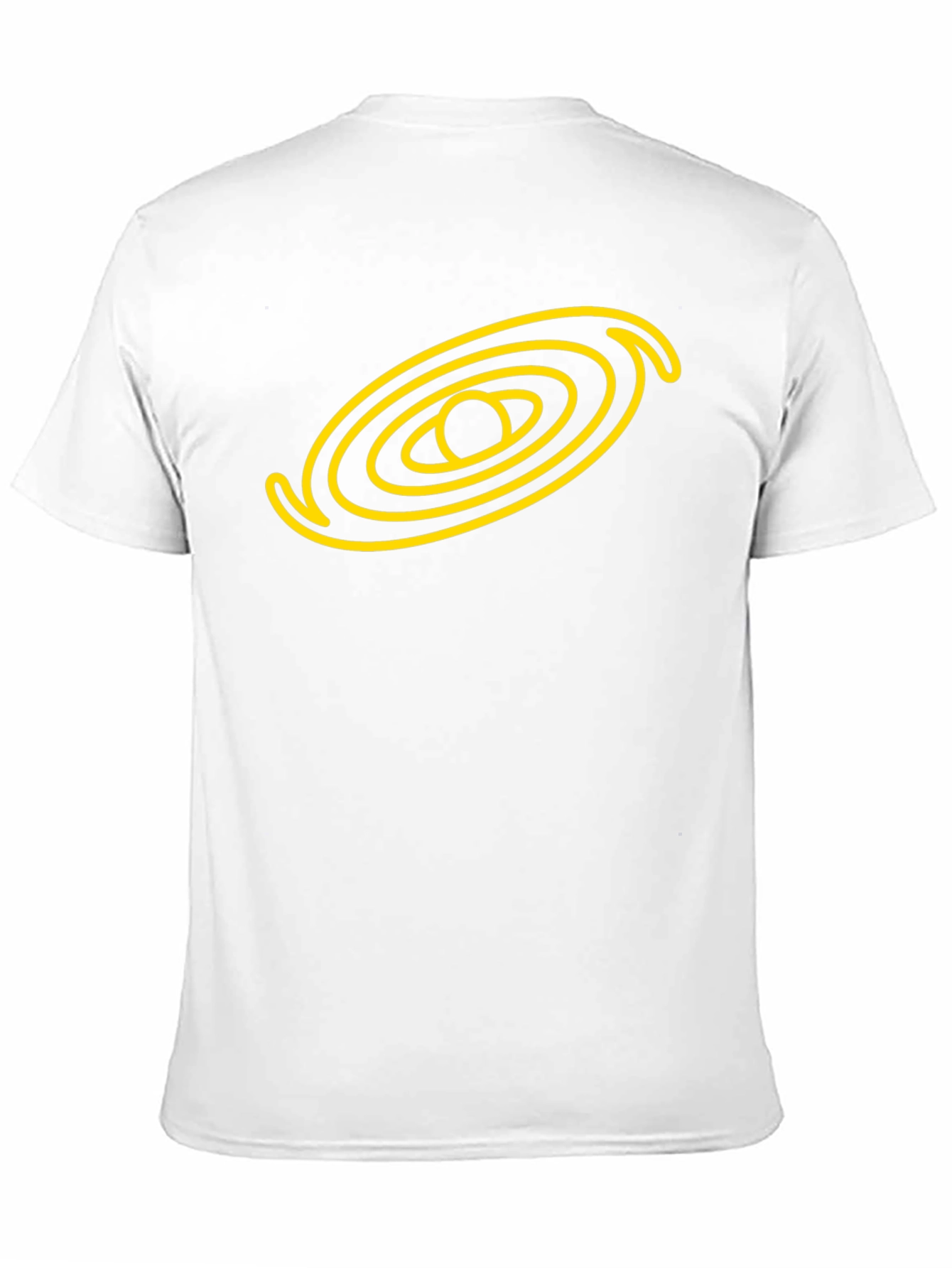 Galaxy Graphic Black Tee - Cosmic Style!