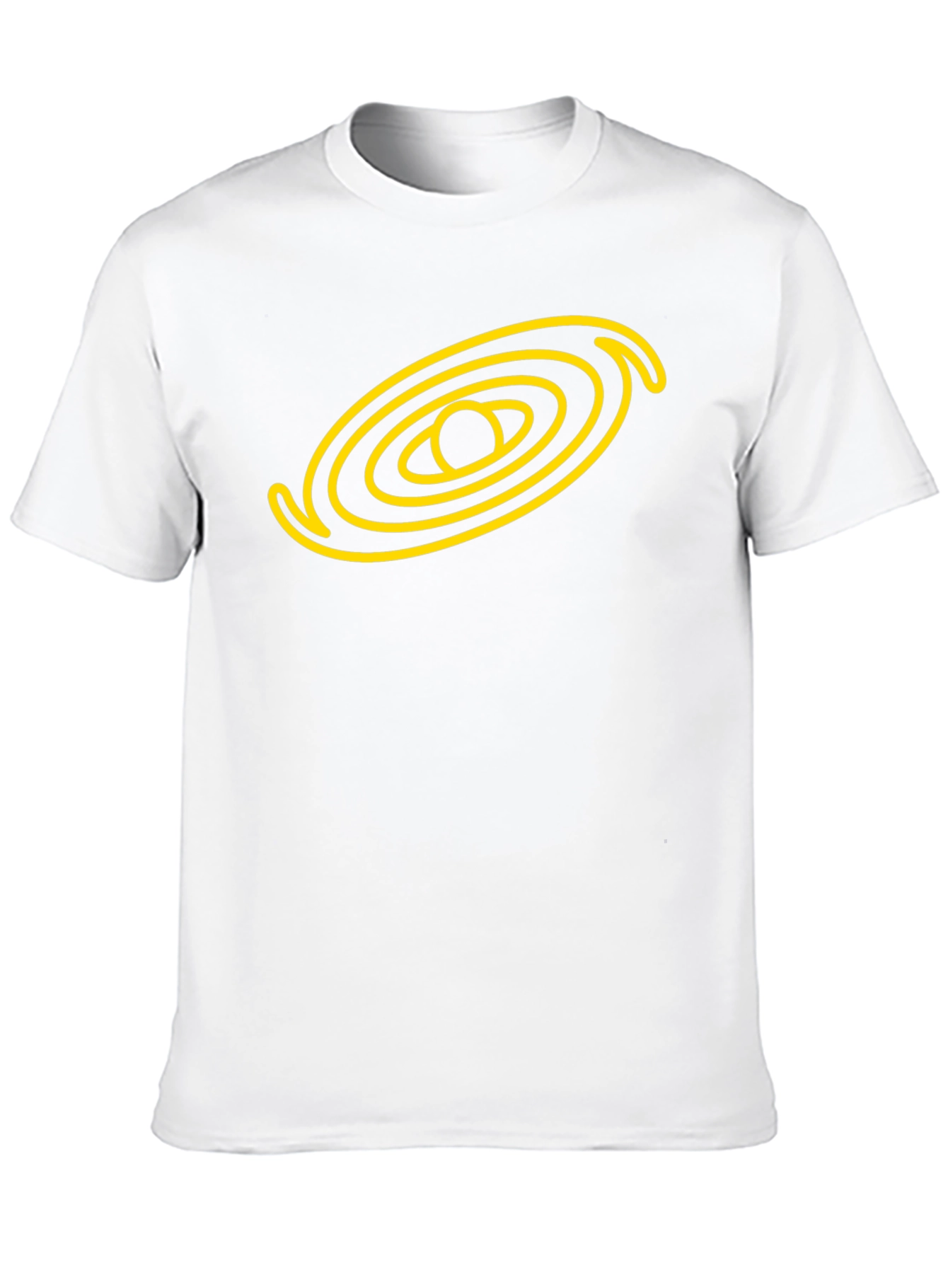 Galaxy Graphic Black Tee - Cosmic Style!