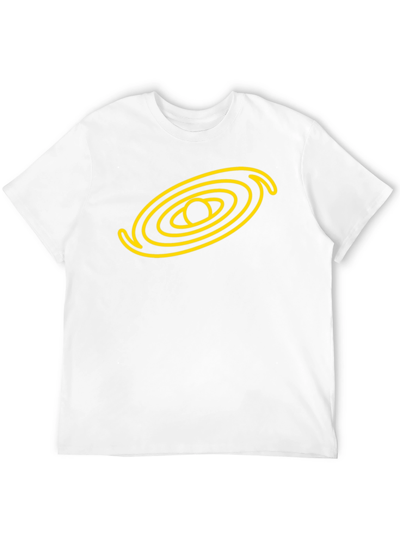 Galaxy Graphic Black Tee - Cosmic Style!