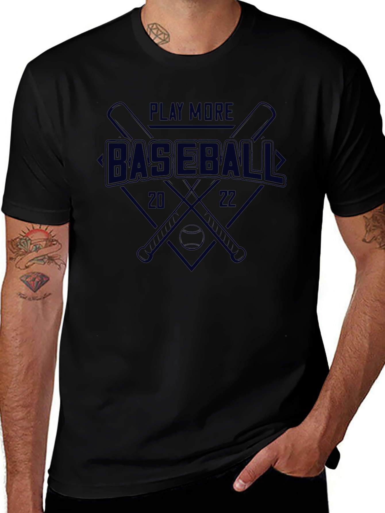 Play More Baseball 2022 Graphic T-Shirt
