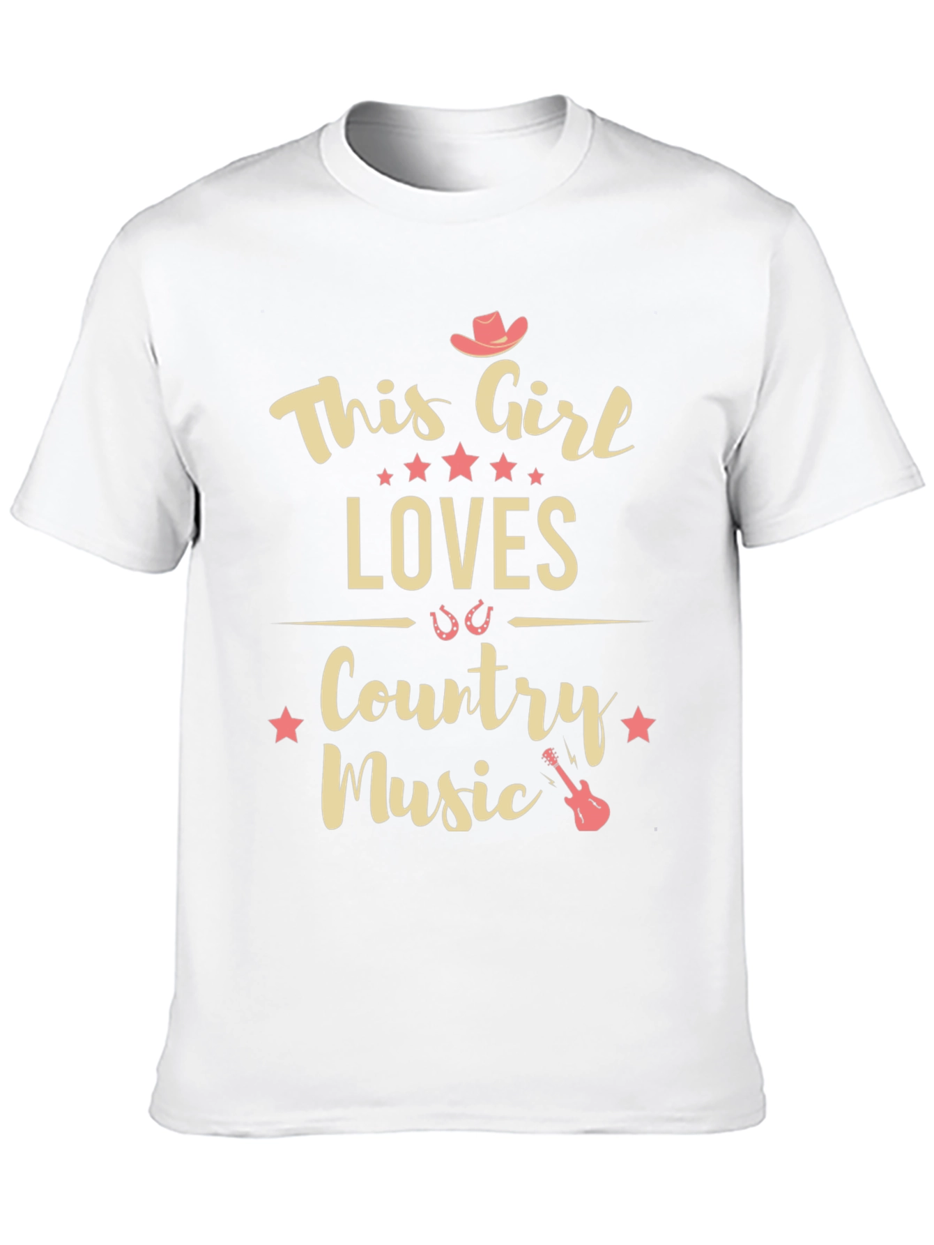 This Girl Loves Country Music Graphic Tee