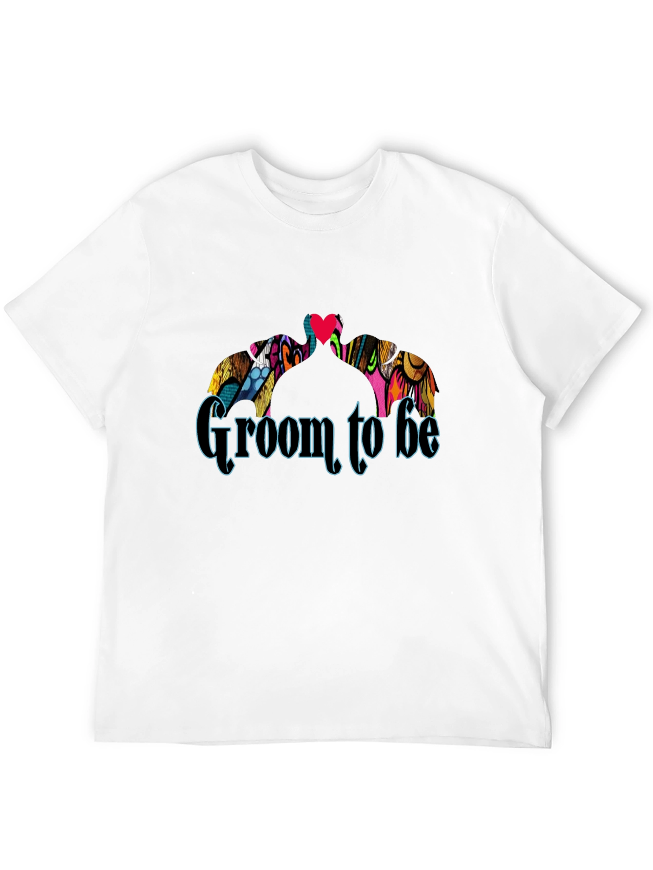 Groom To Be Black Crew Neck Graphic T-Shirt
