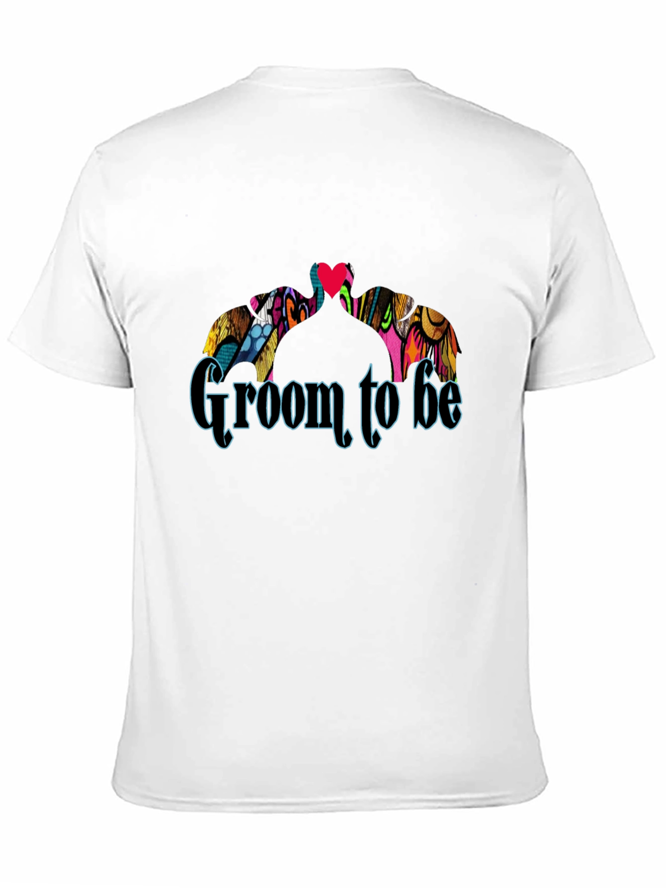 Groom To Be Black Crew Neck Graphic T-Shirt