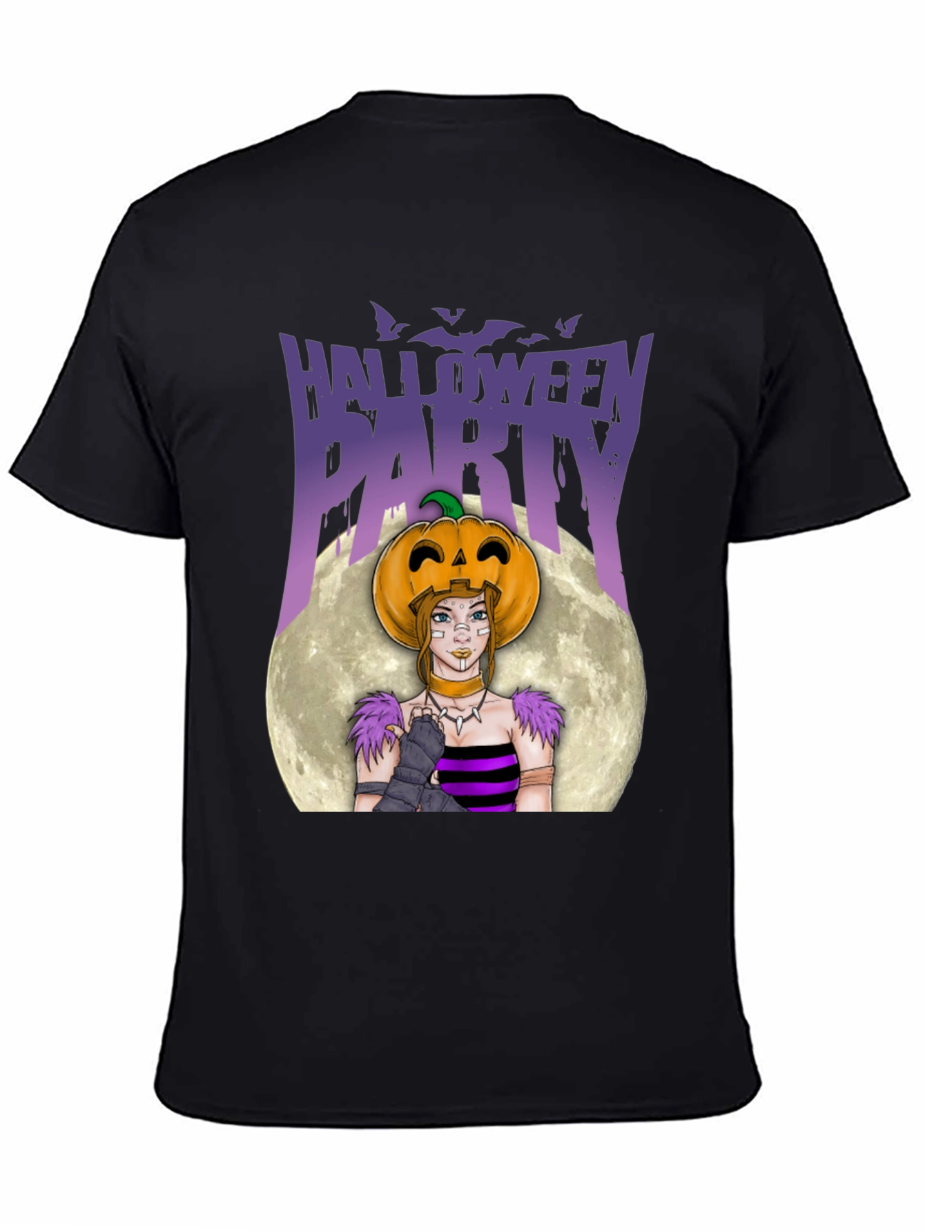 Halloween Party Graphic Tee - Pumpkin Costume