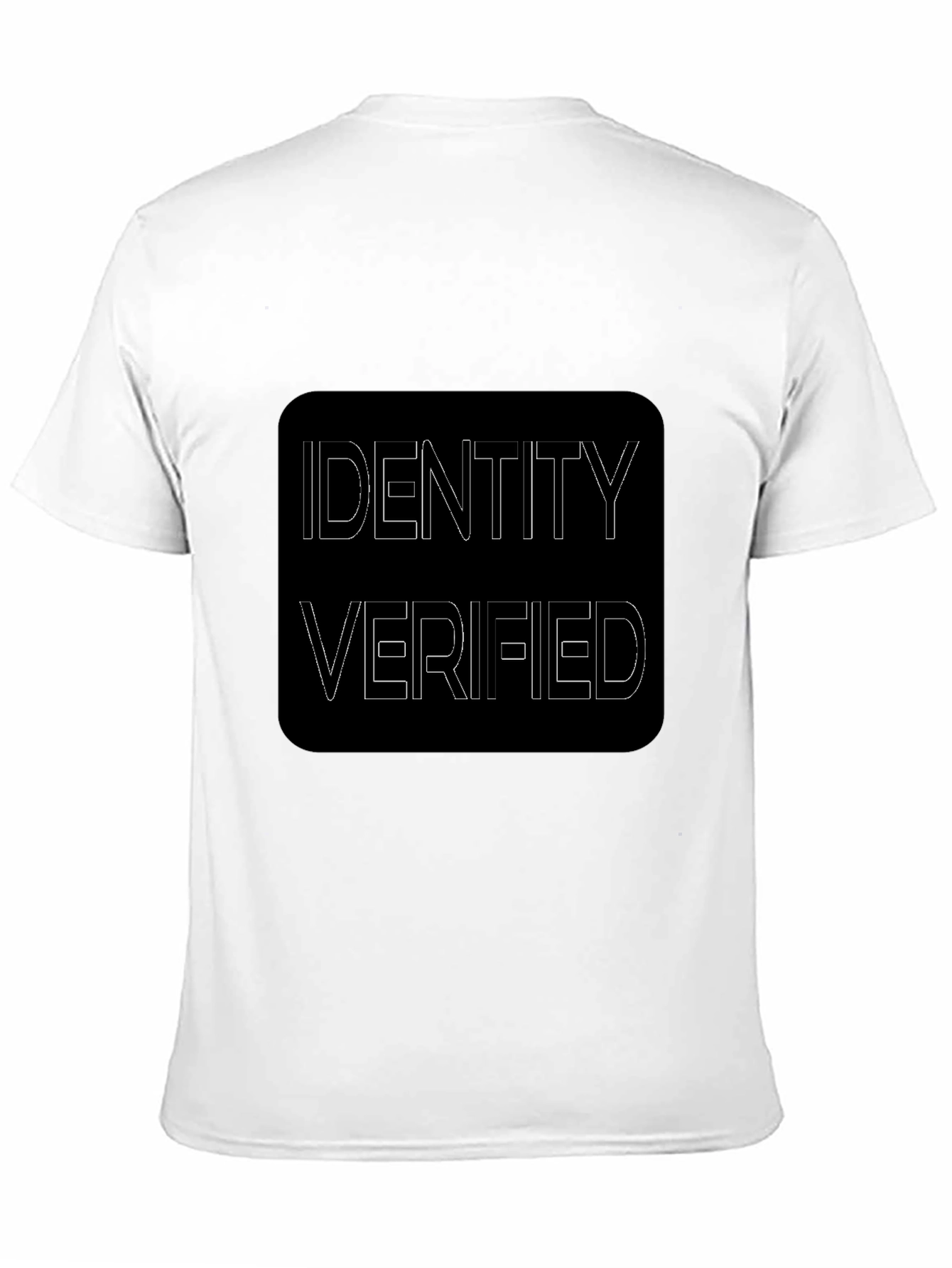 Identity Verified Black Graphic Tee