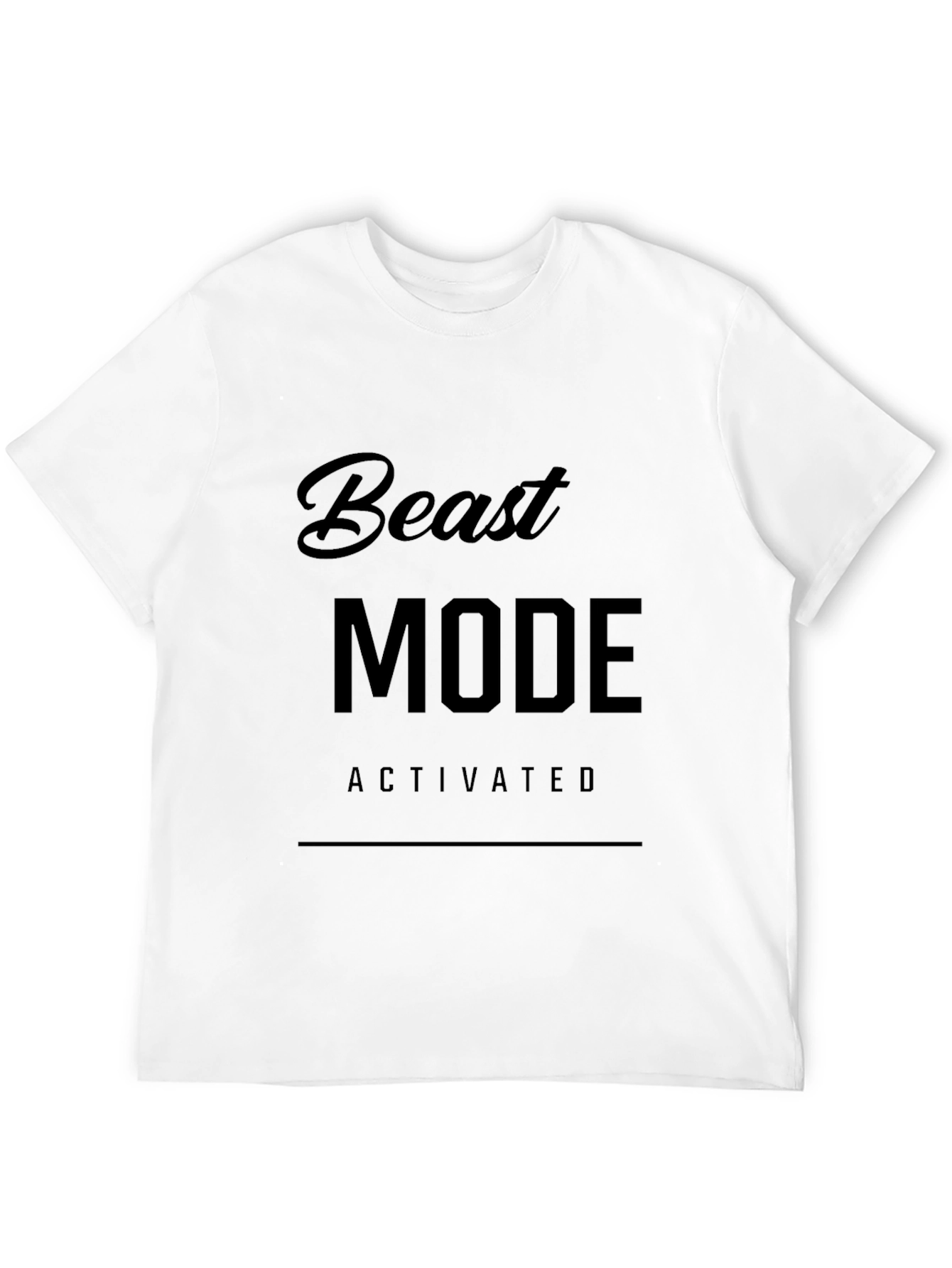 Beast Mode Activated Graphic Tee - Black