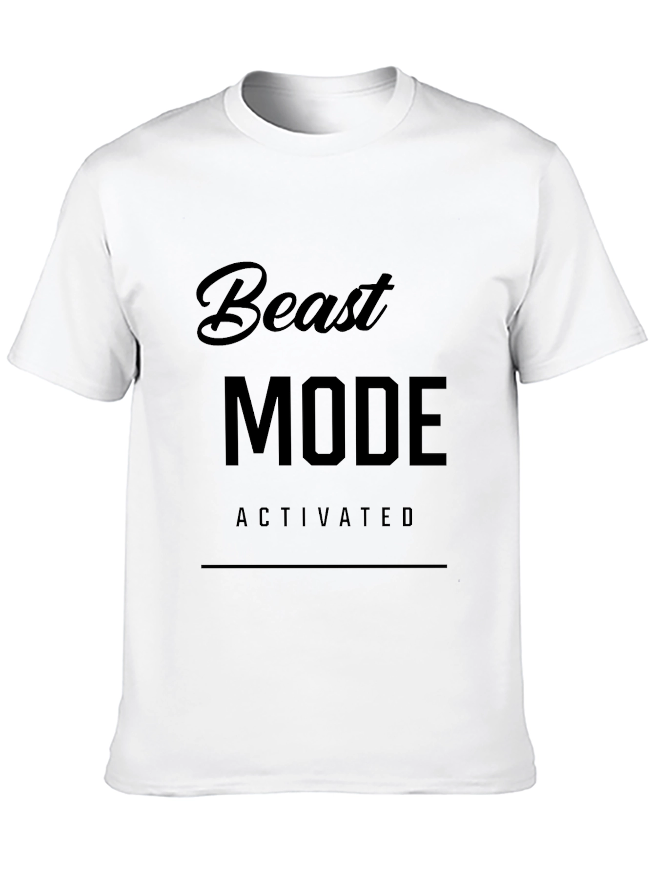 Beast Mode Activated Graphic Tee - Black