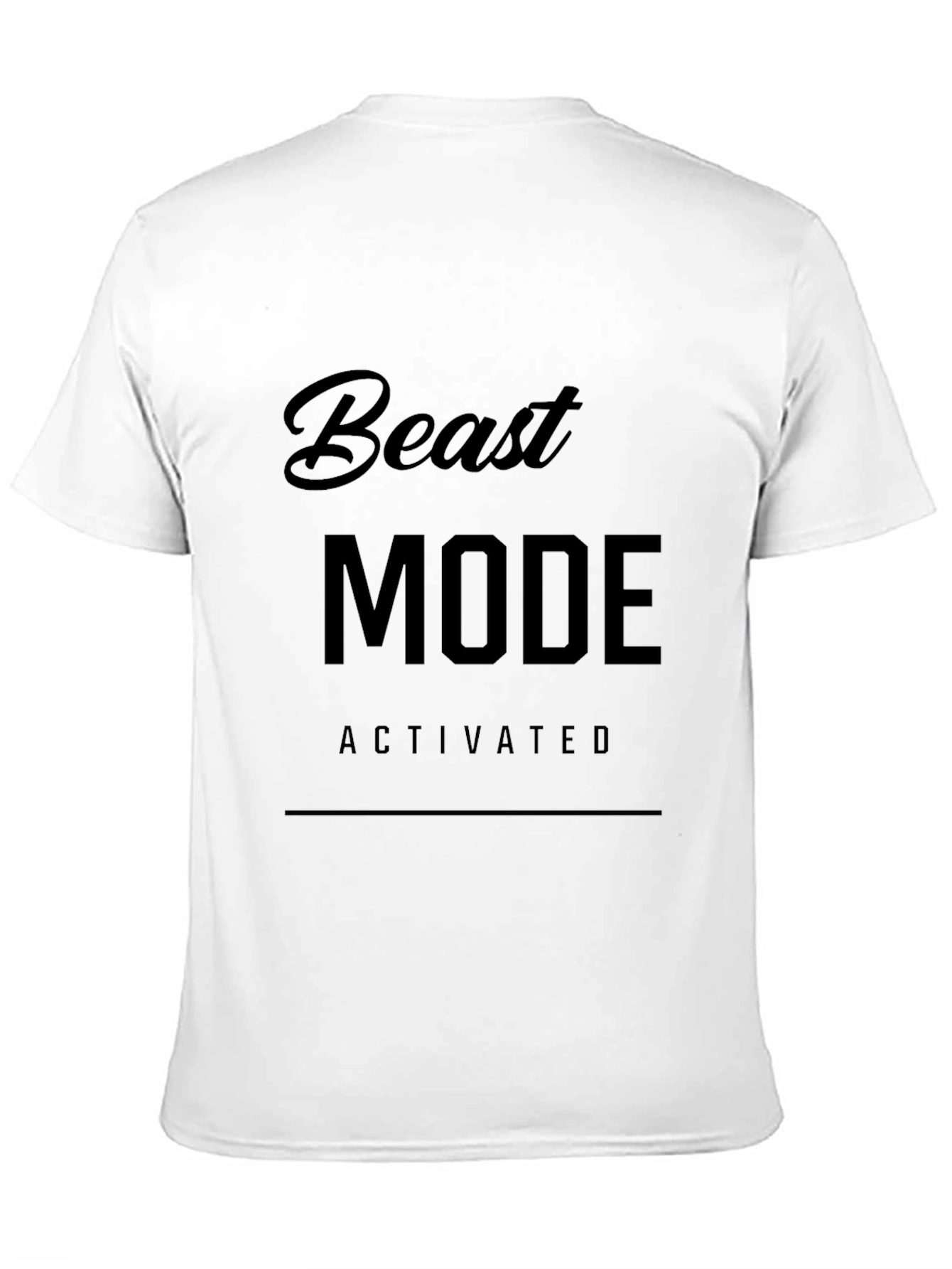 Beast Mode Activated Graphic Tee - Black