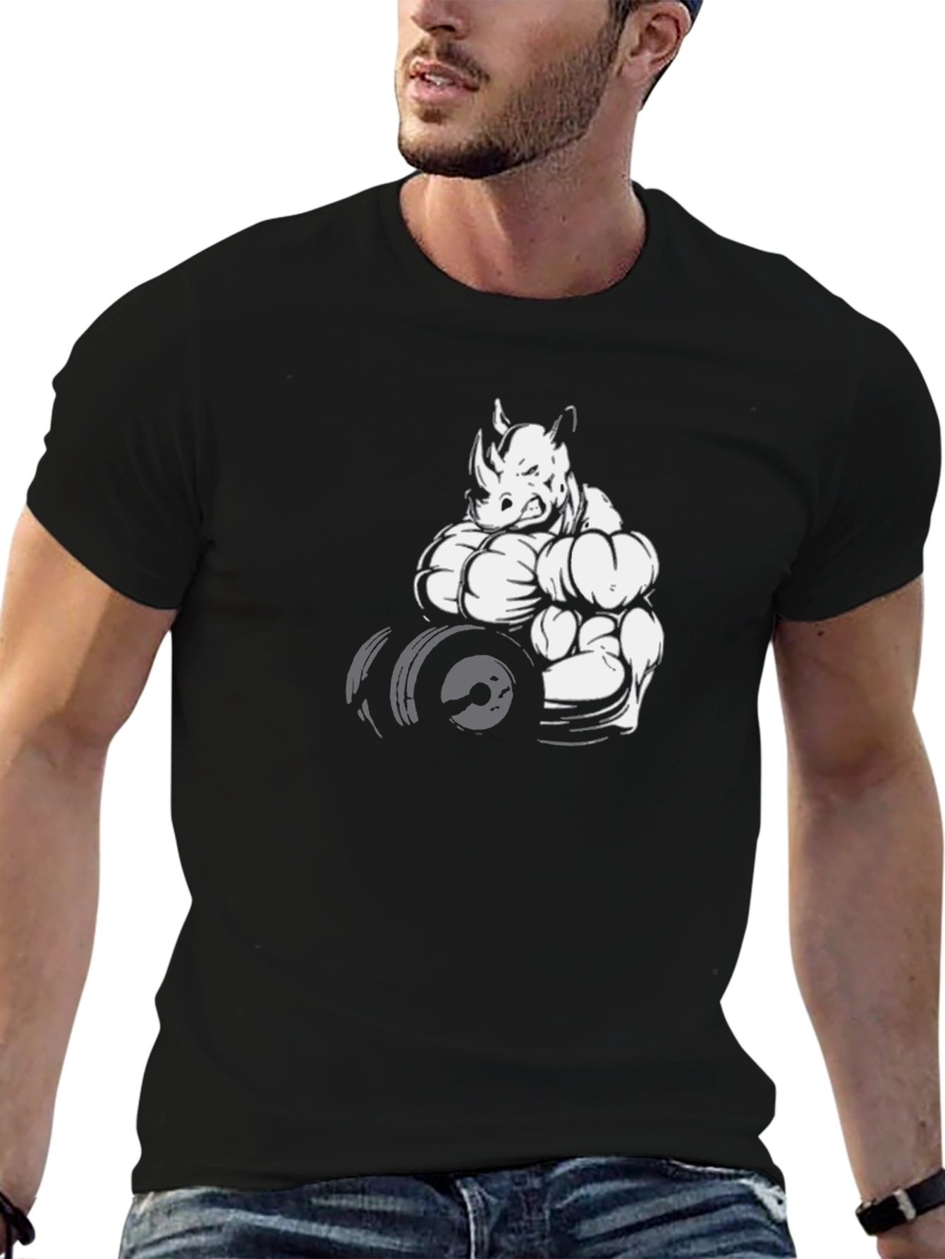 Rhino Gym Black T-Shirt