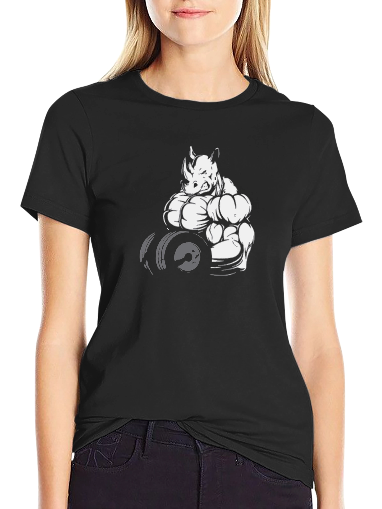 Rhino Gym Black T-Shirt