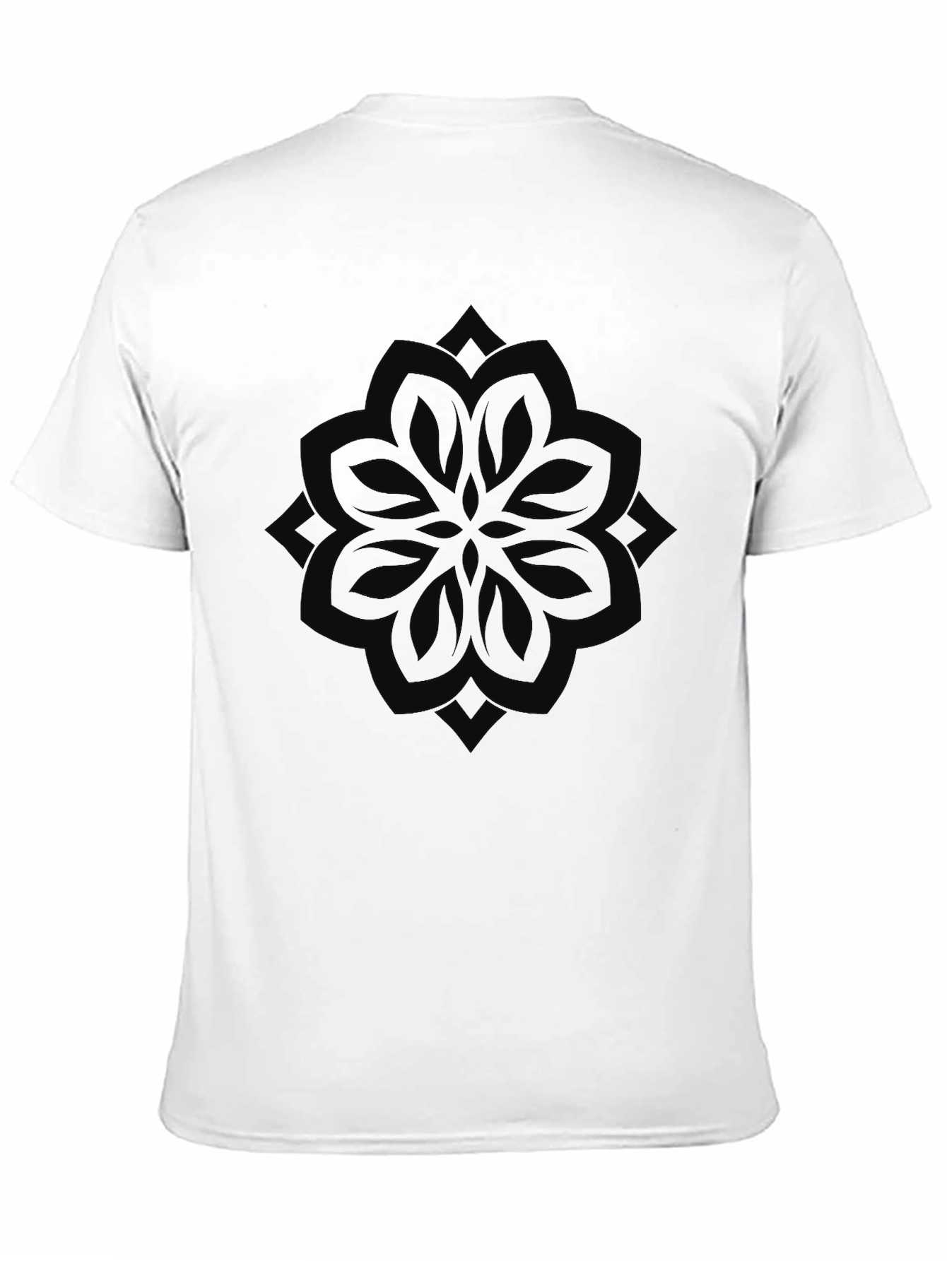 Black Mandala Graphic Tee - Stylish and Comfortable