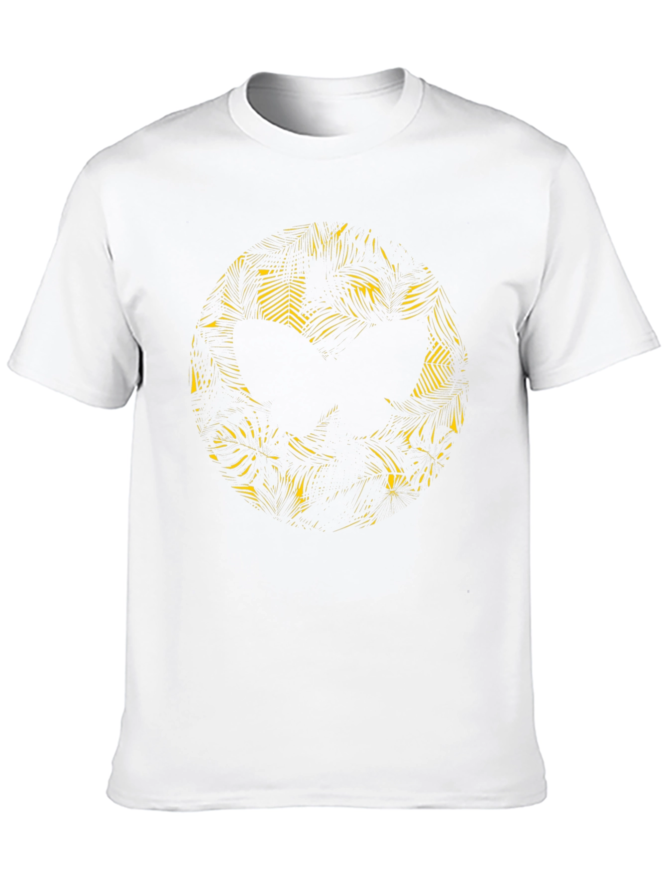 Tropical Silhouette Black T-Shirt