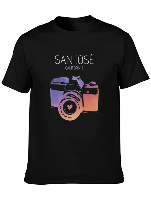 San Jose California Camera Graphic Tee
