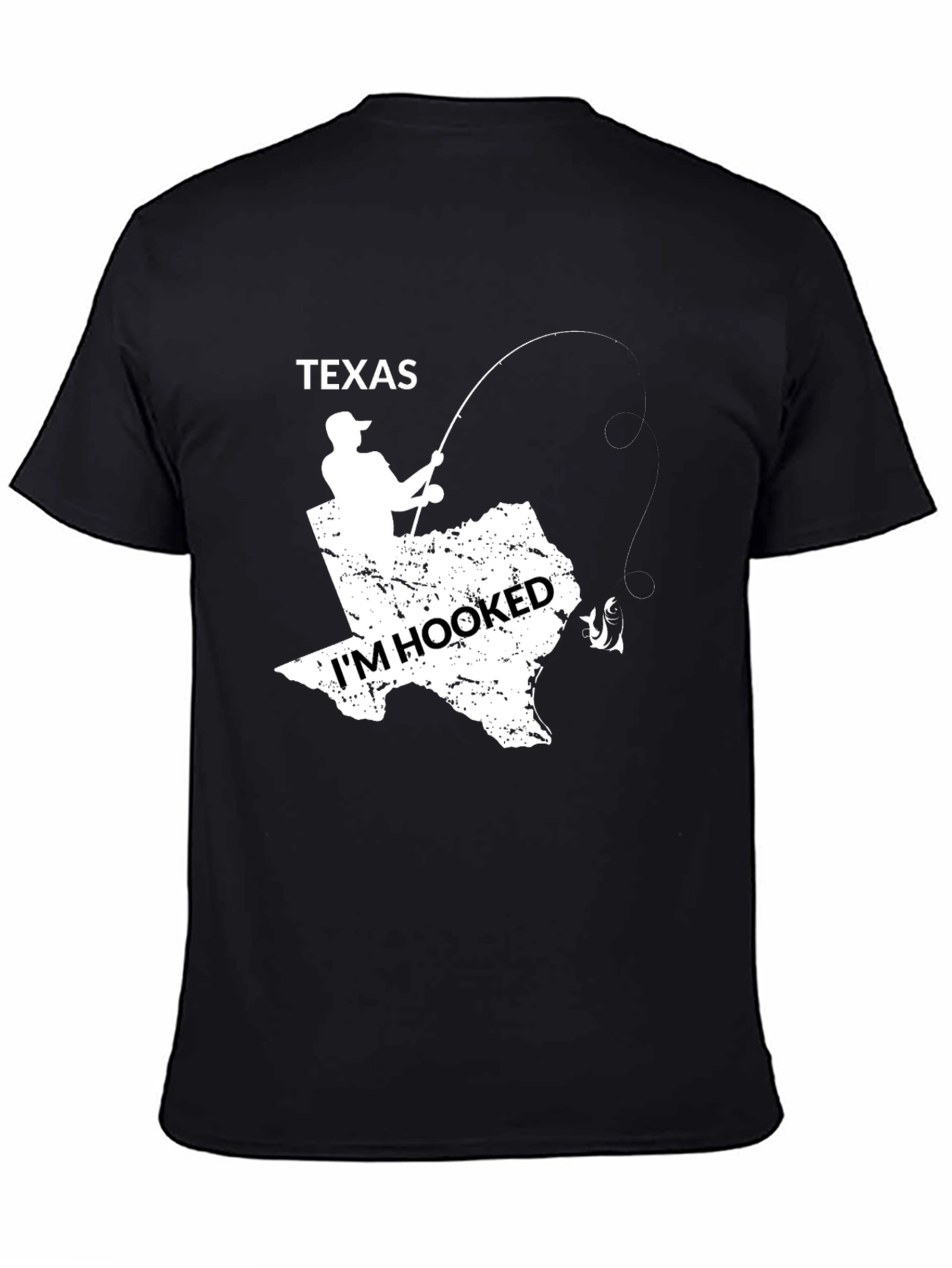 Texas Hooked Fishing T-Shirt