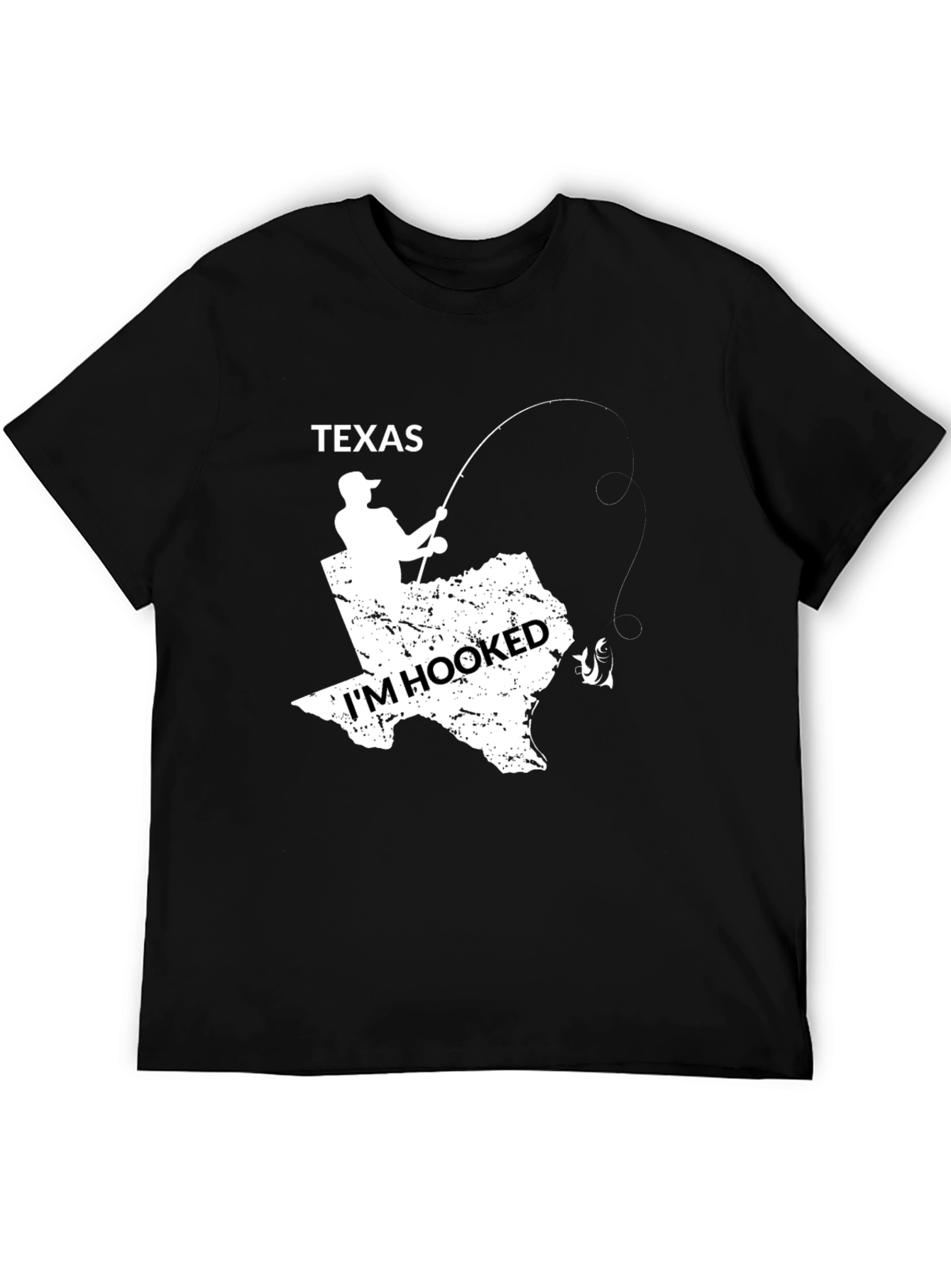Texas Hooked Fishing T-Shirt