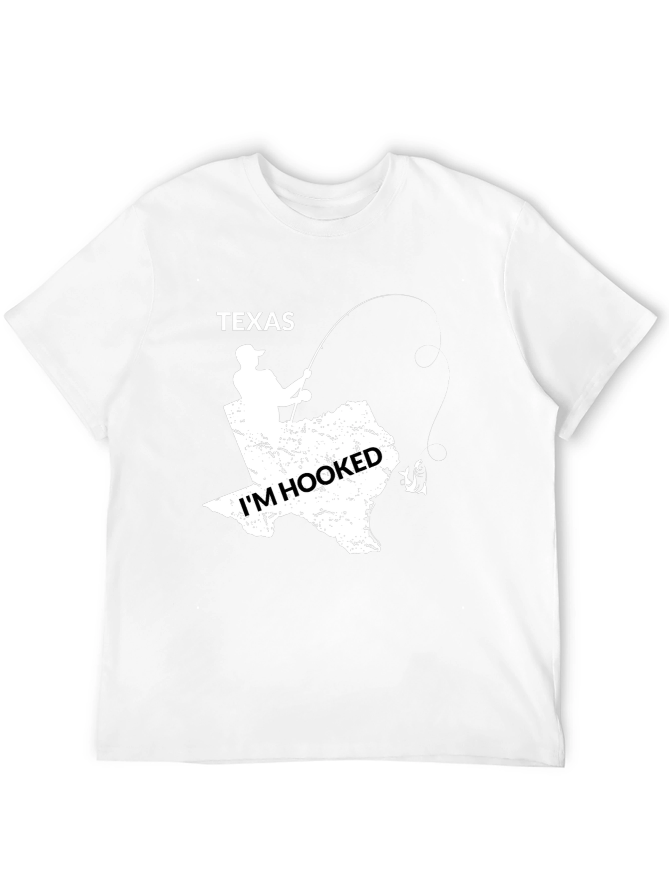 Texas Hooked Fishing T-Shirt