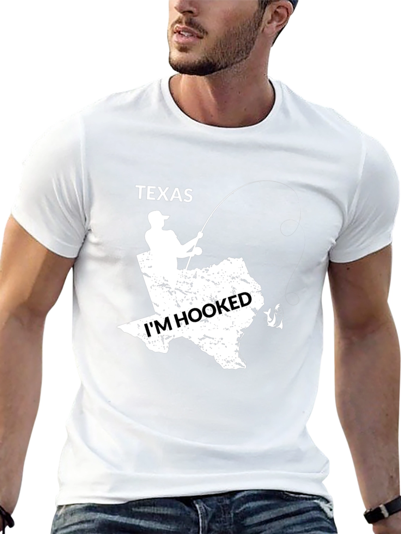 Texas Hooked Fishing T-Shirt