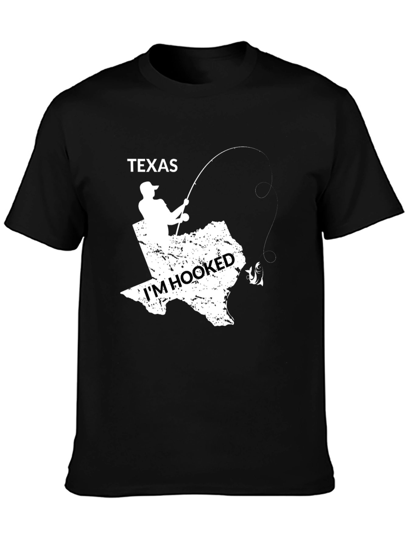 Texas Hooked Fishing T-Shirt