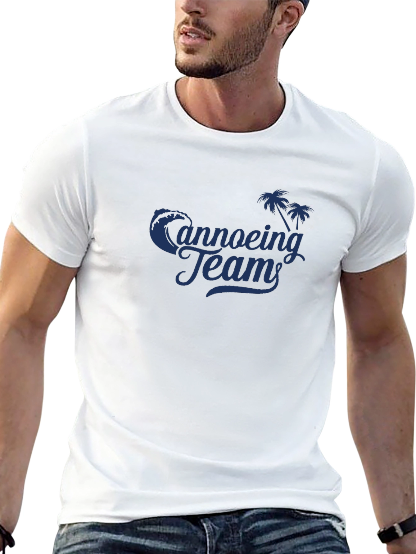 Canoeing Team Graphic T-Shirt - Soft Cotton Tee