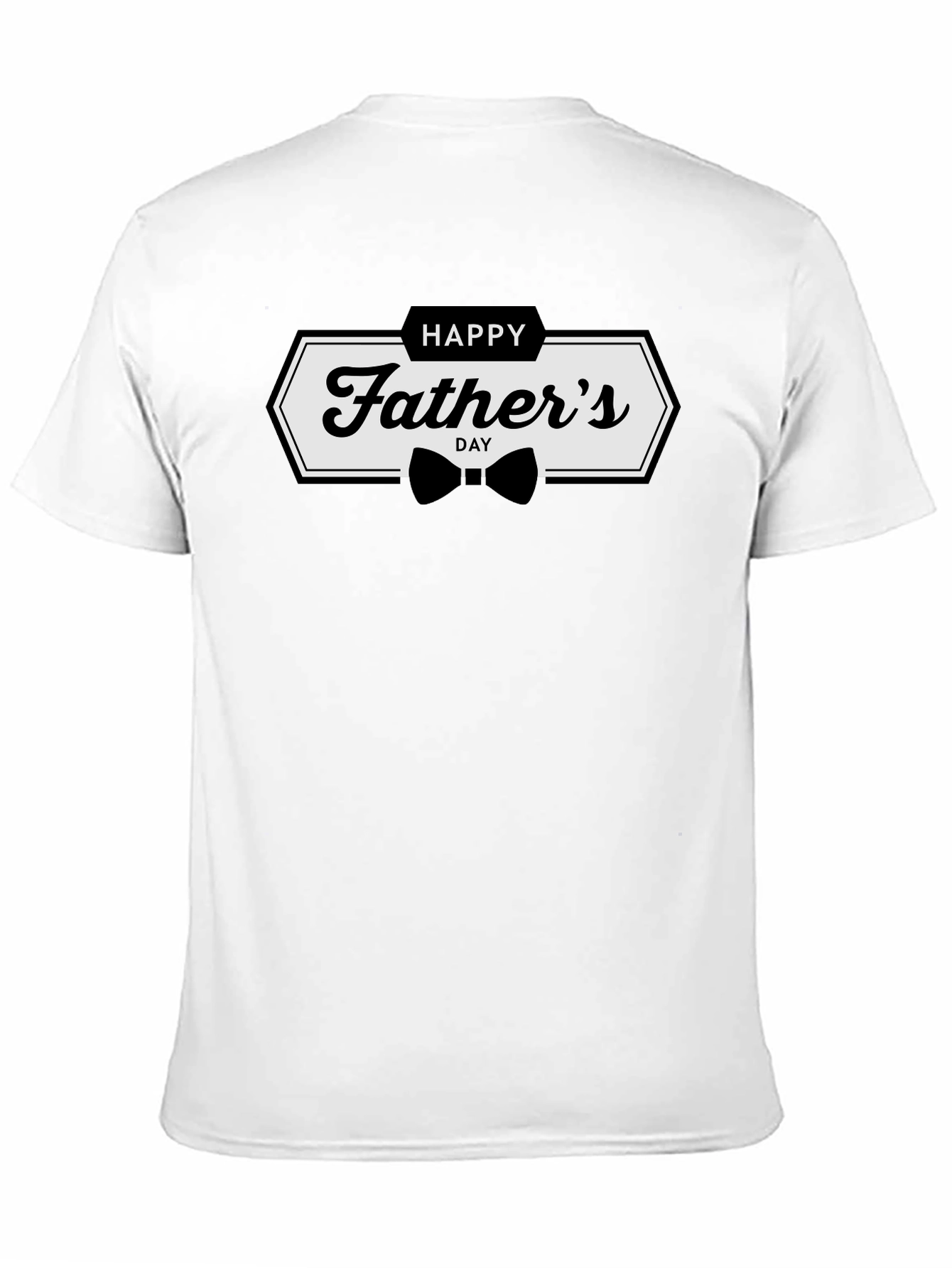 Happy Fathers Day T-Shirt - Black