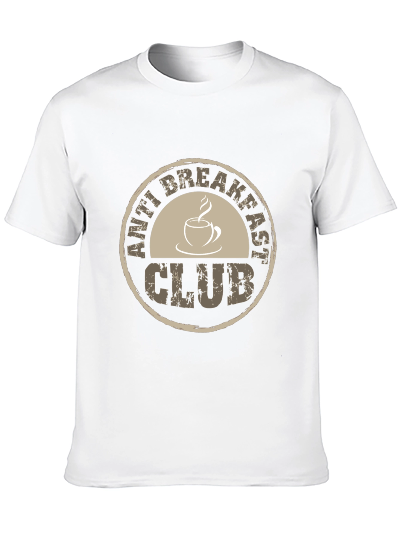 Anti Breakfast Club T-Shirt - Coffee Humor Tee