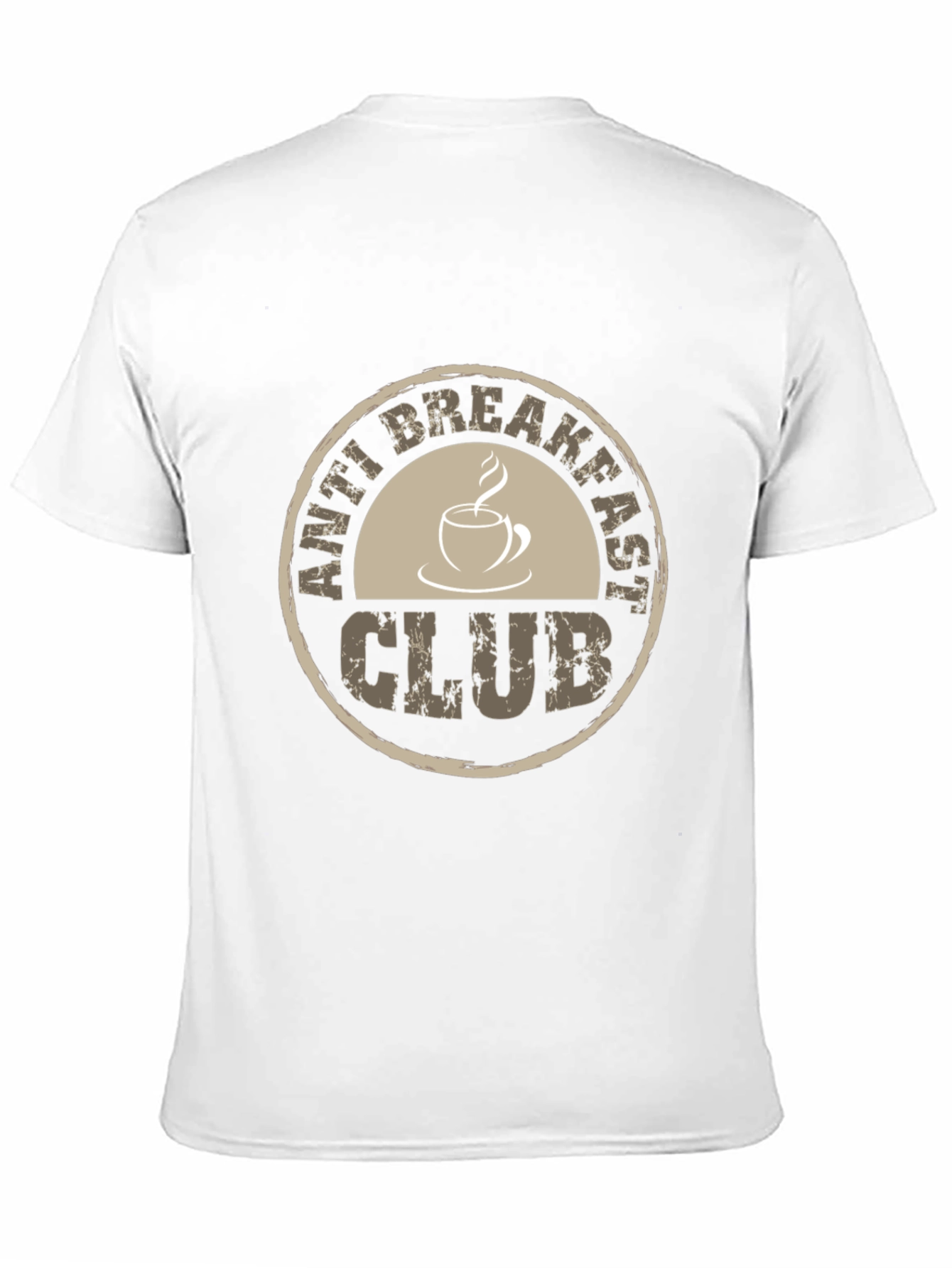 Anti Breakfast Club T-Shirt - Coffee Humor Tee