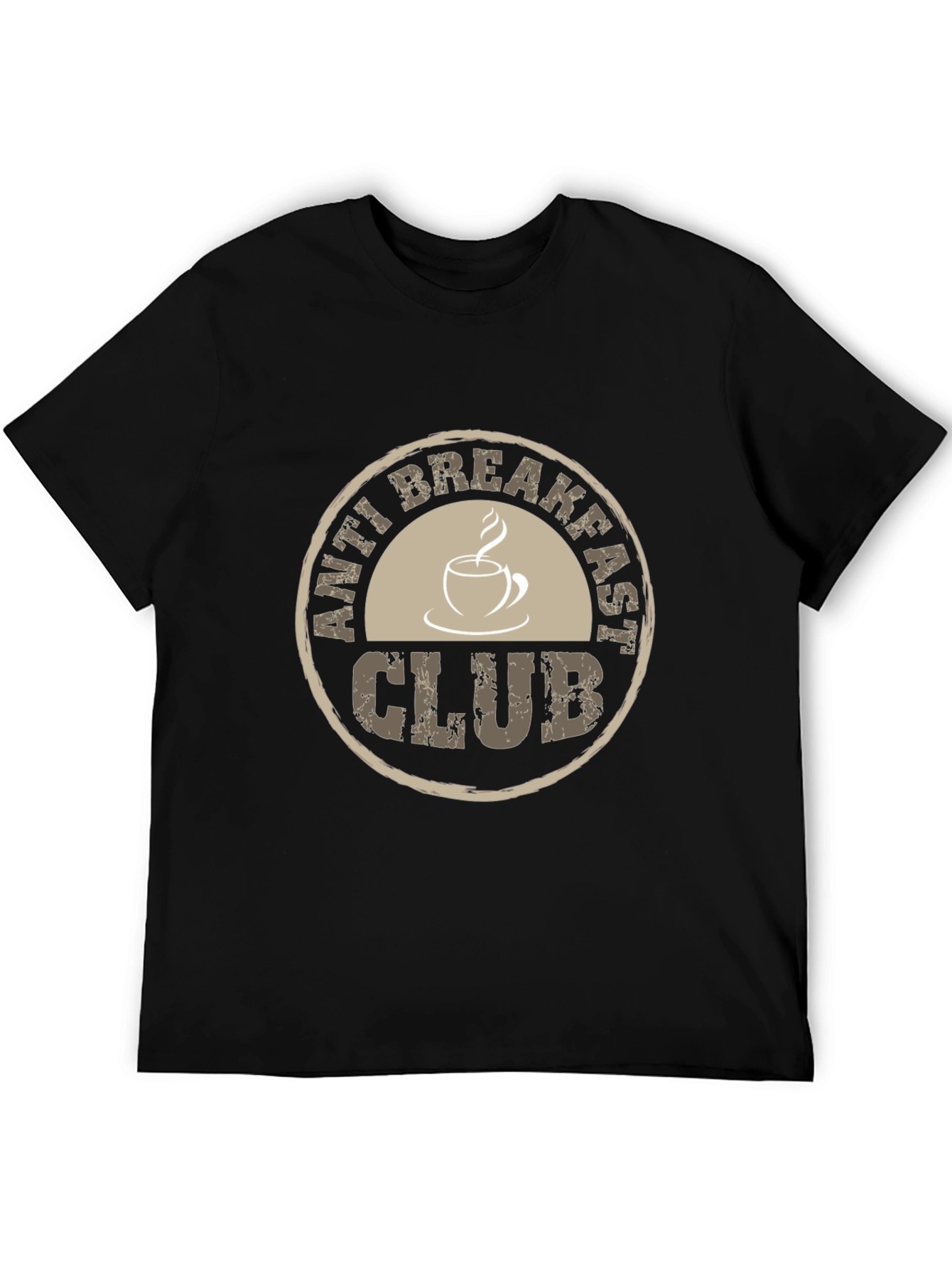 Anti Breakfast Club T-Shirt - Coffee Humor Tee