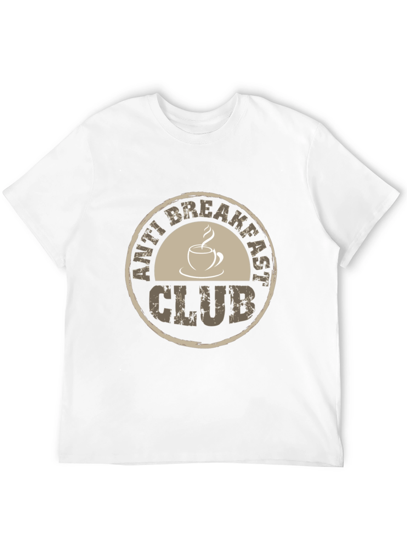 Anti Breakfast Club T-Shirt - Coffee Humor Tee