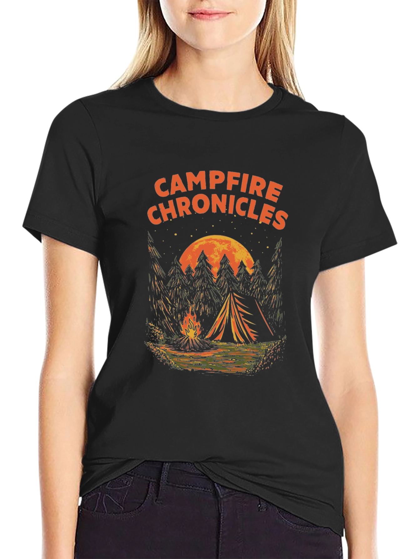 Campfire Chronicles Graphic T-Shirt - Adventure Awaits