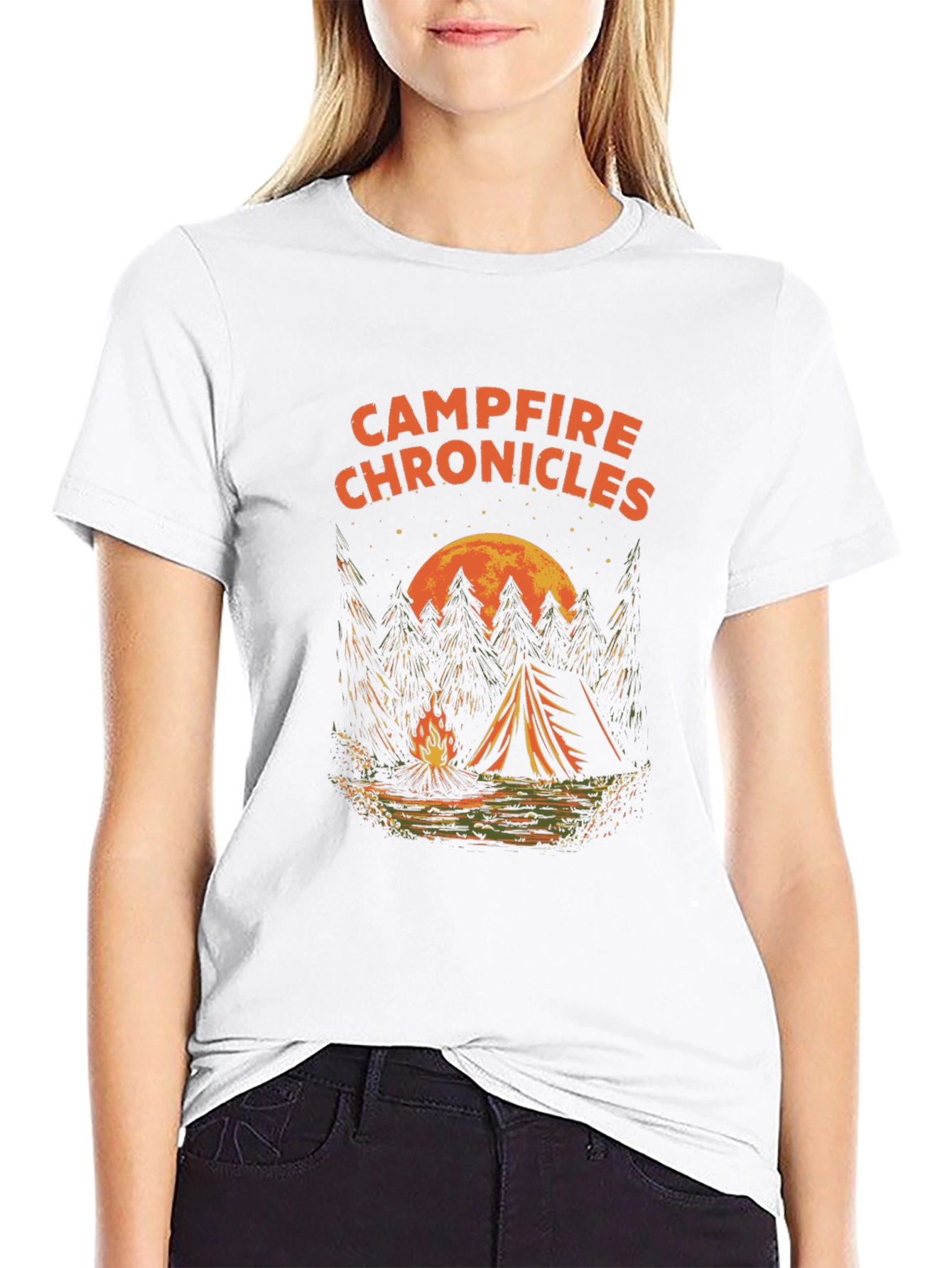 Campfire Chronicles Graphic T-Shirt - Adventure Awaits