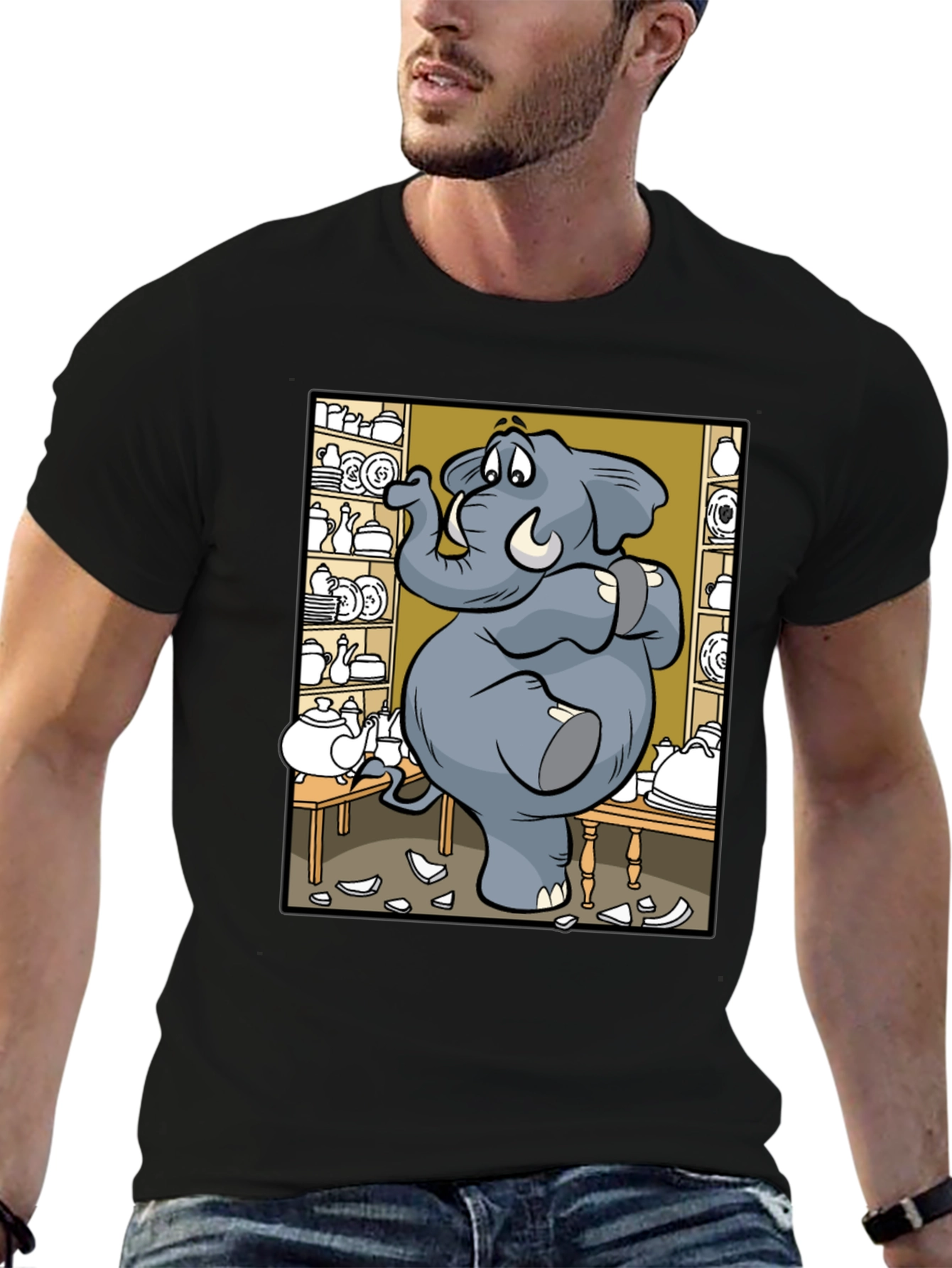 Elephant in a China Shop Graphic Tee