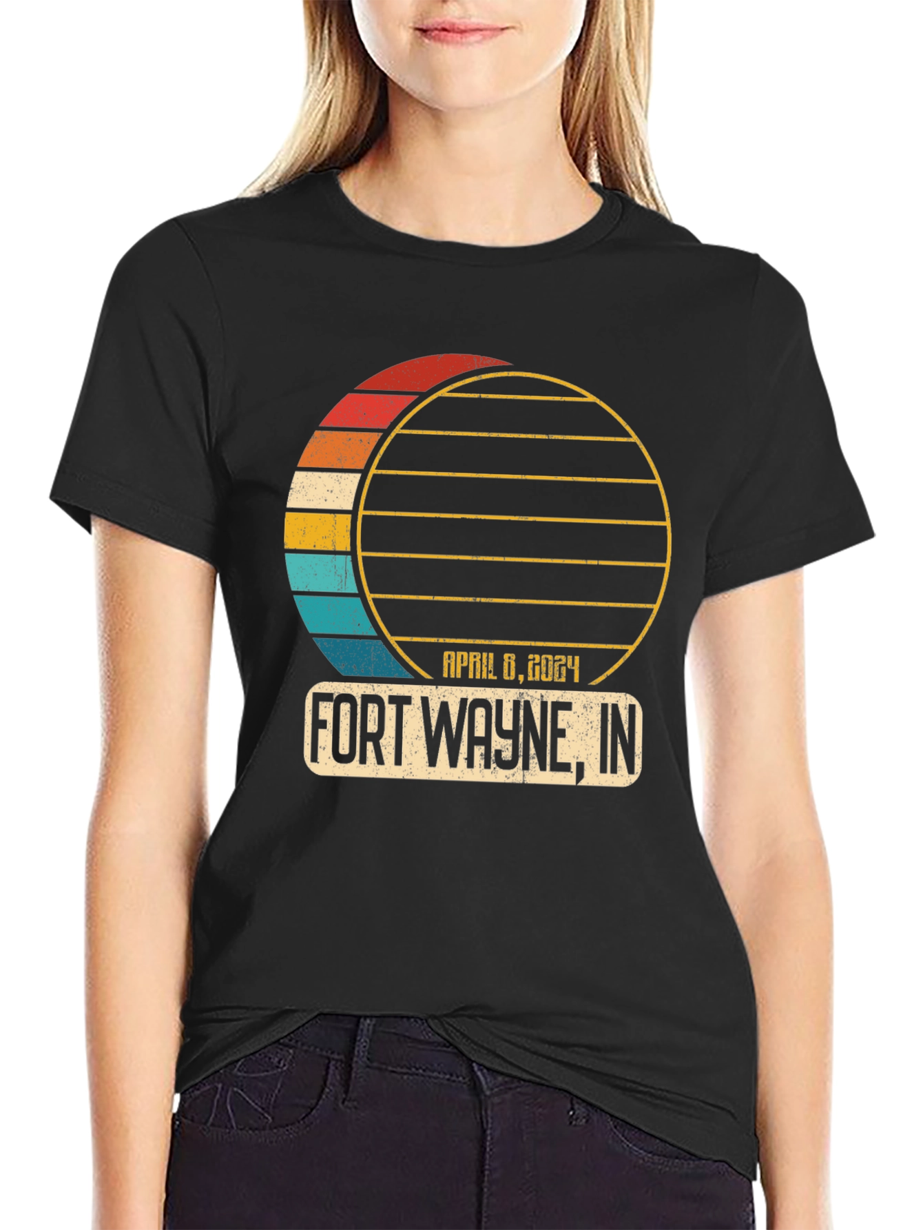 Fort Wayne Indiana Eclipse 2024 T-Shirt