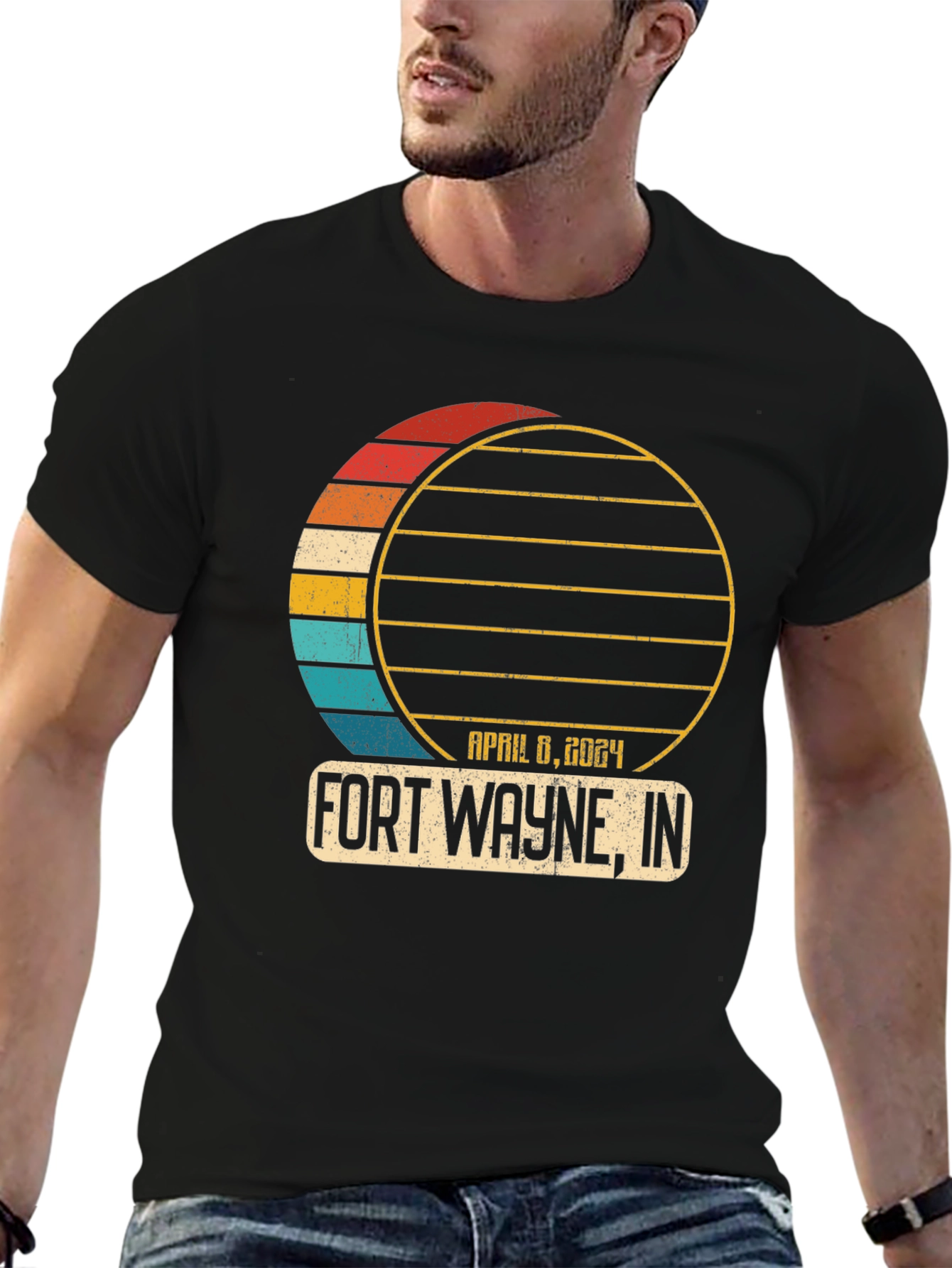 Fort Wayne Indiana Eclipse 2024 T-Shirt