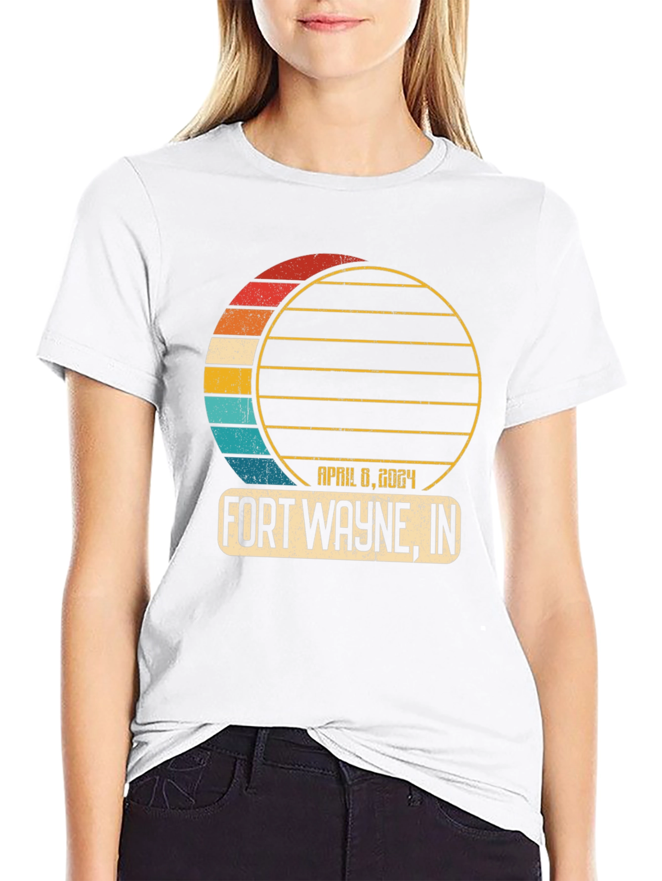 Fort Wayne Indiana Eclipse 2024 T-Shirt
