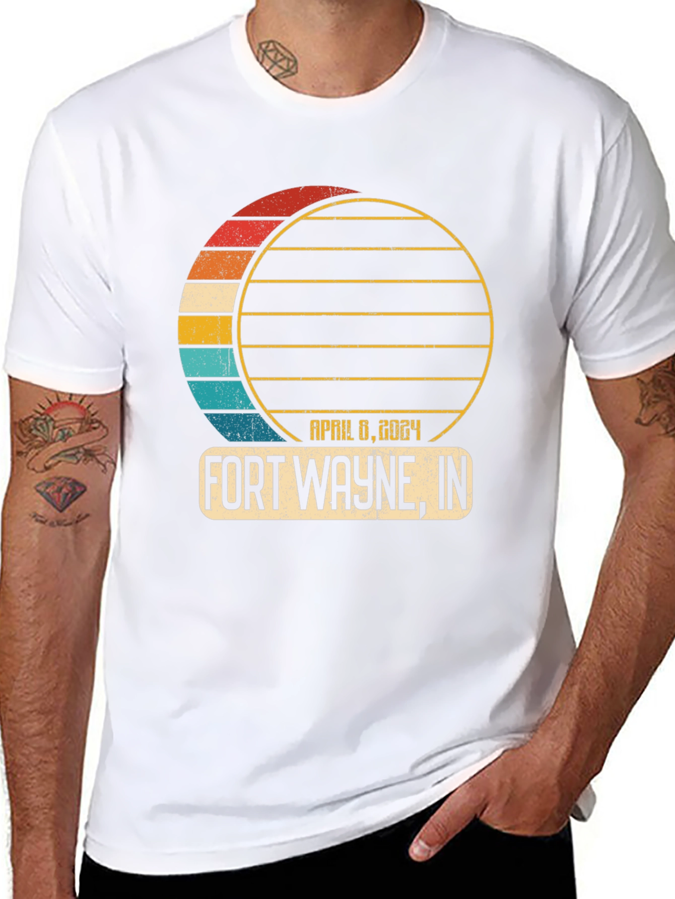 Fort Wayne Indiana Eclipse 2024 T-Shirt
