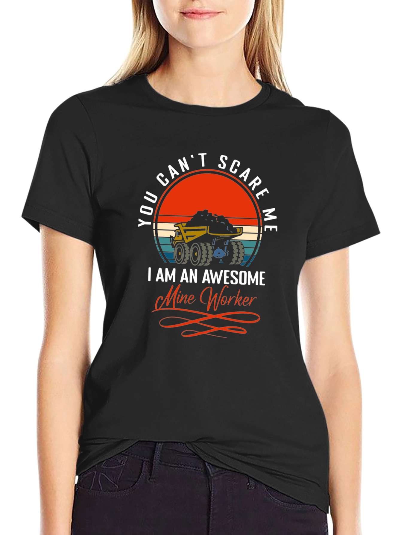 Awesome Mine Worker T-Shirt