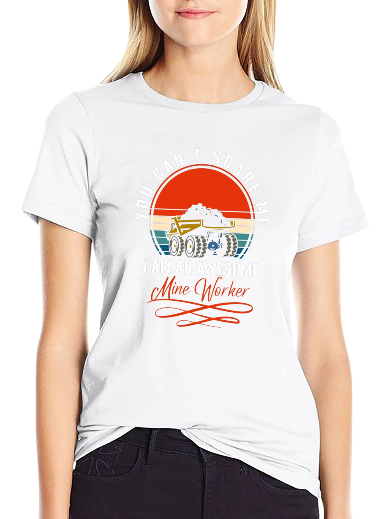 Awesome Mine Worker T-Shirt