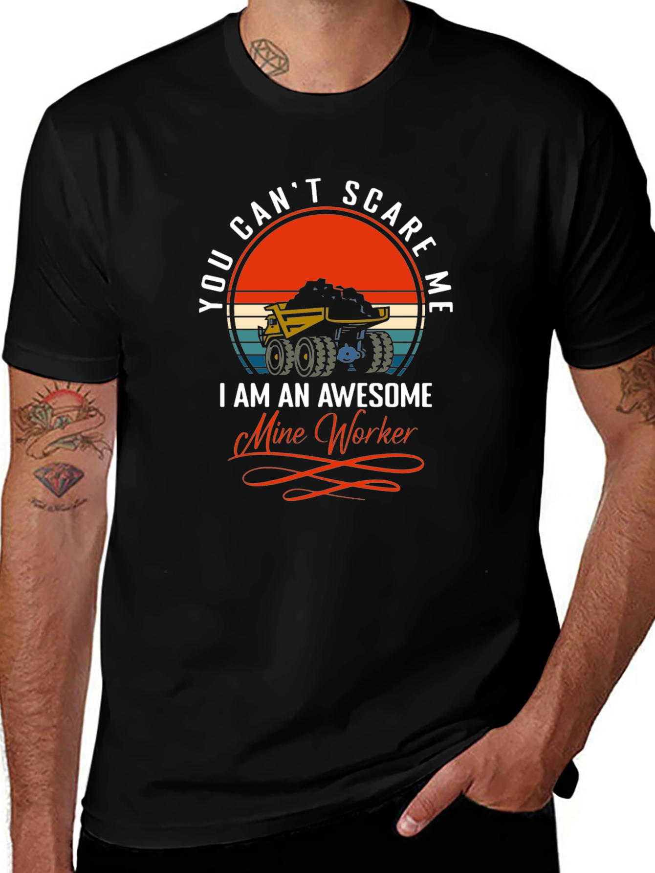 Awesome Mine Worker T-Shirt