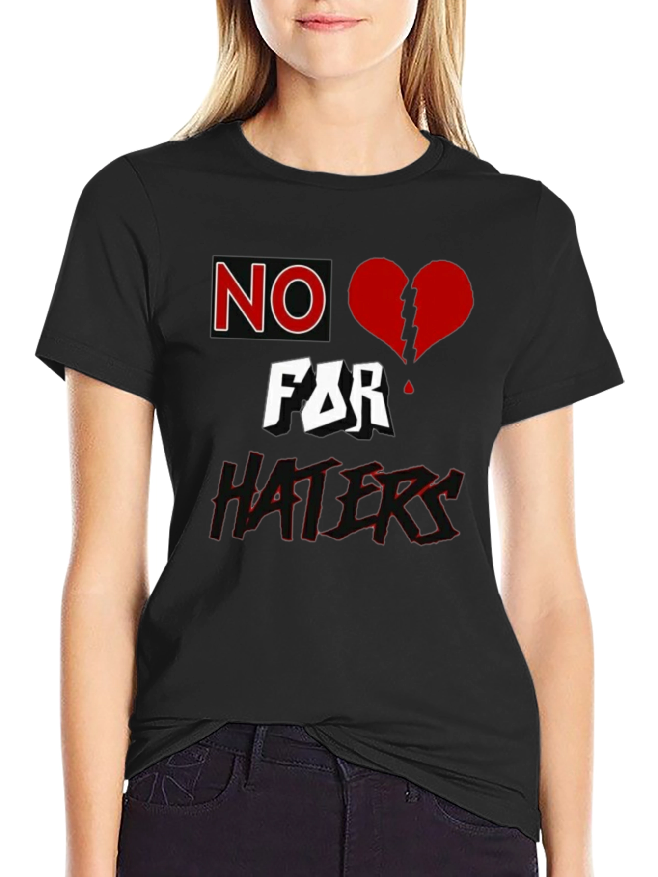 No Love for Haters Graphic T-Shirt