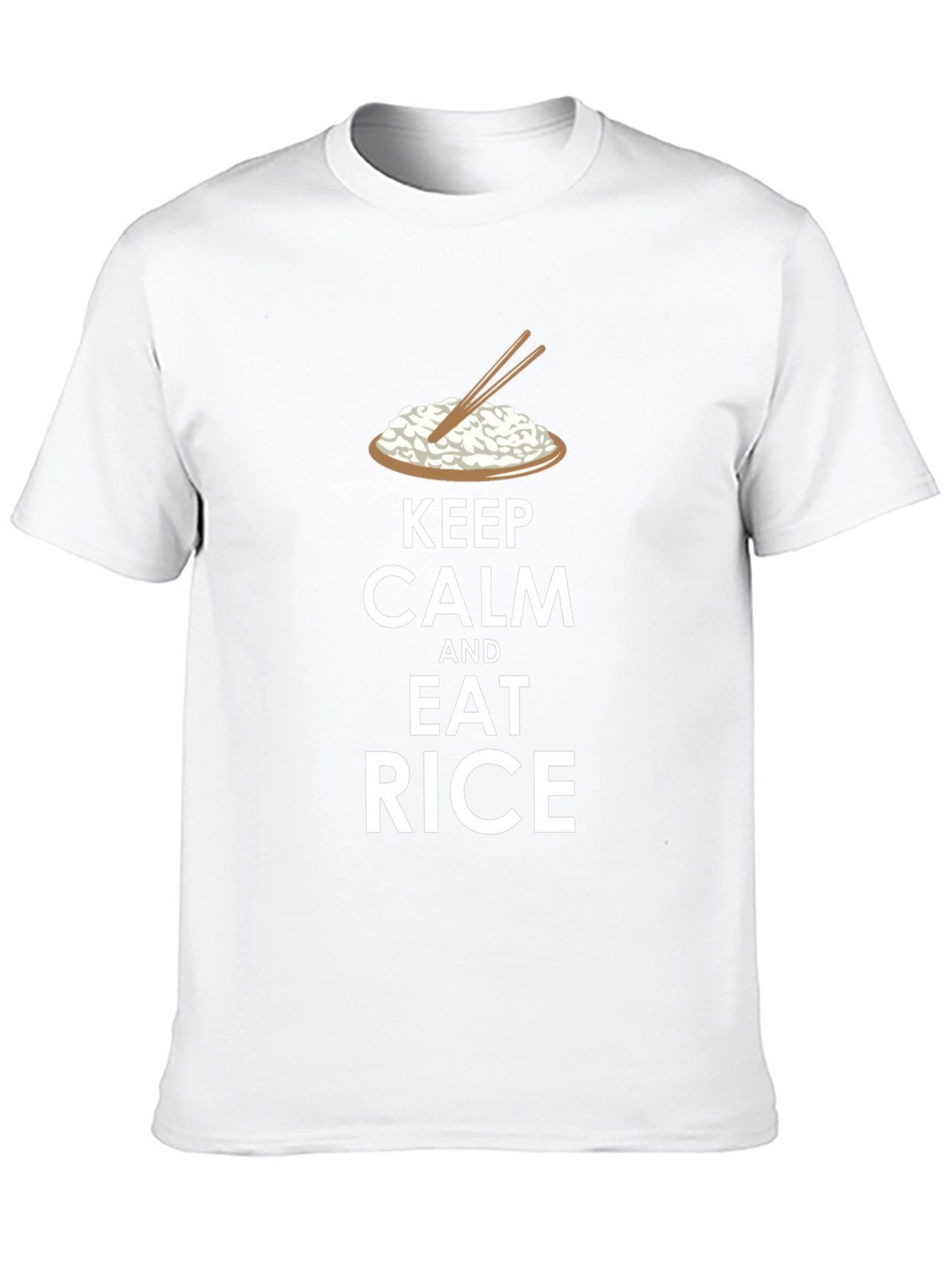Keep Calm and Eat Rice T-Shirt