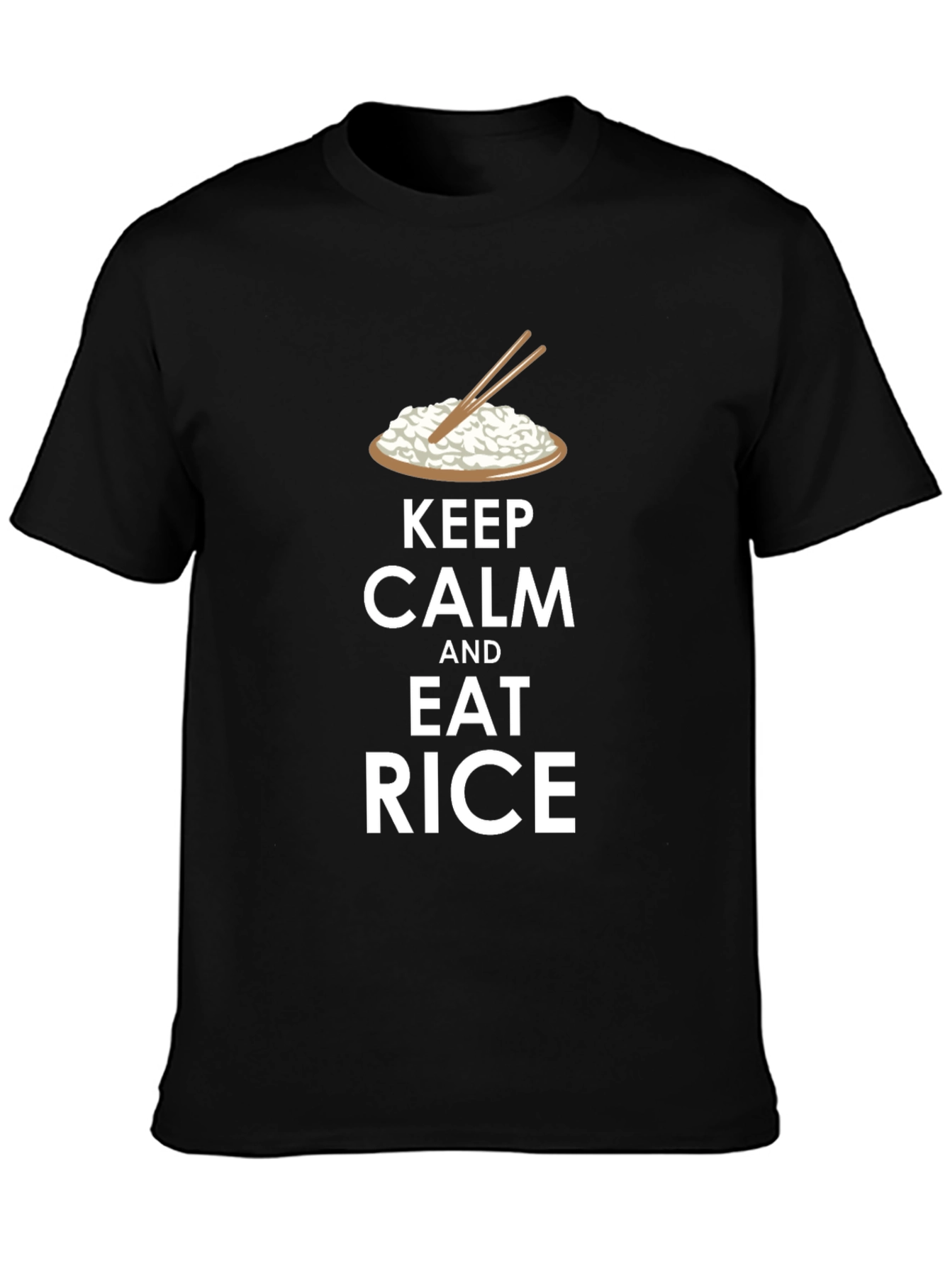 Keep Calm and Eat Rice T-Shirt