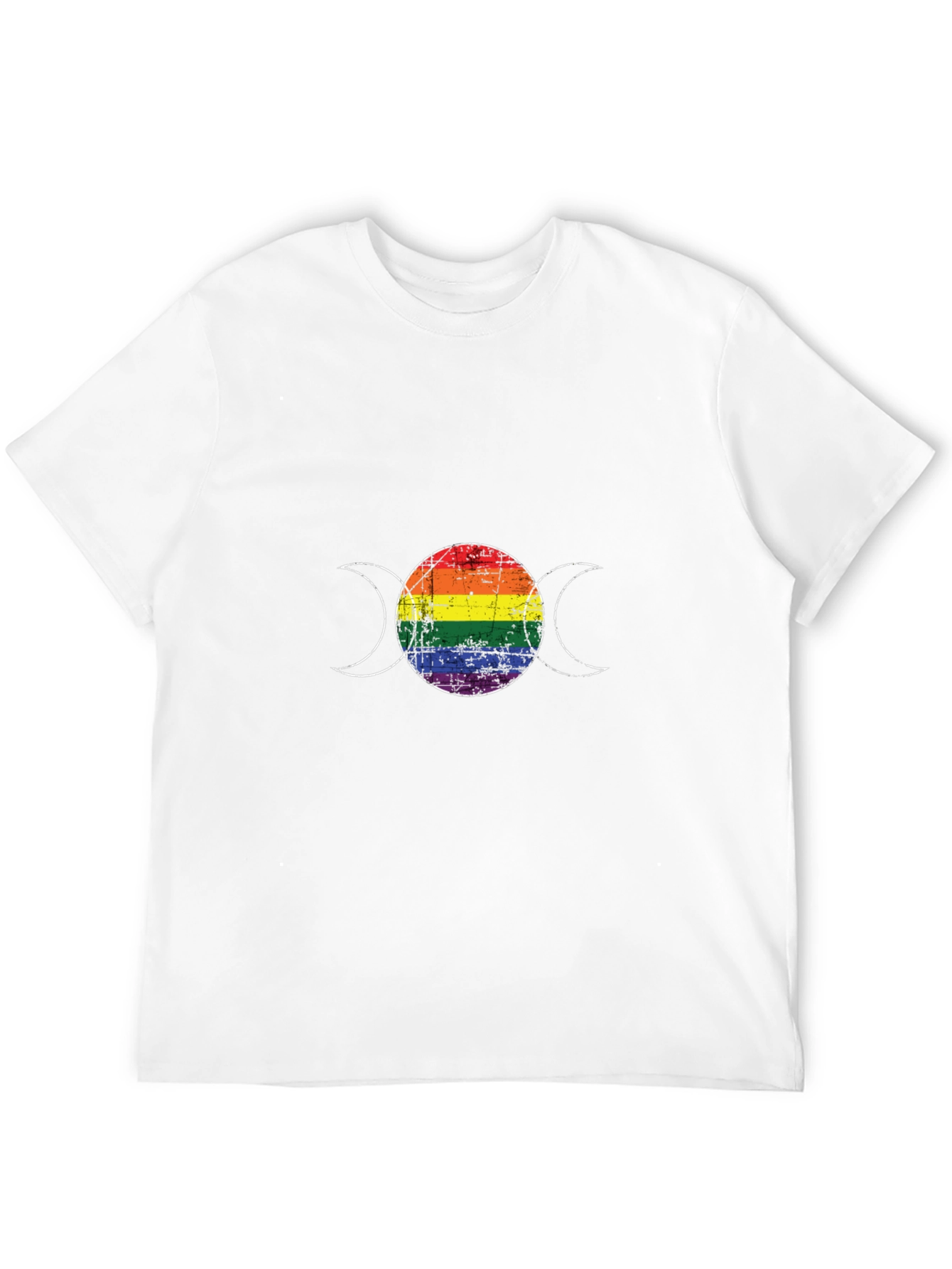 LGBT Pride Triple Moon Goddess Black T-Shirt