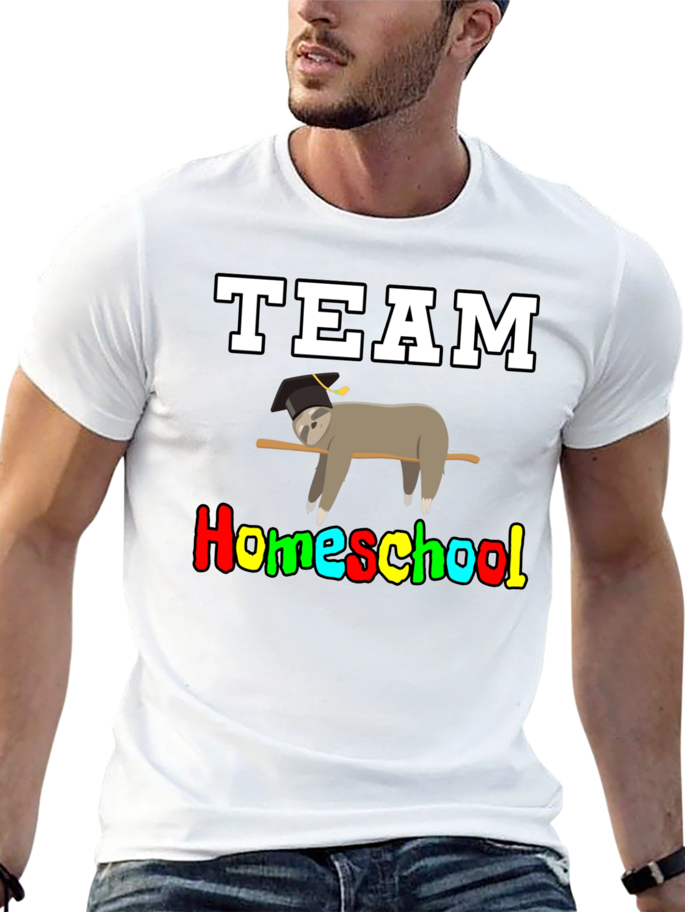 Team Homeschool Sloth T-Shirt