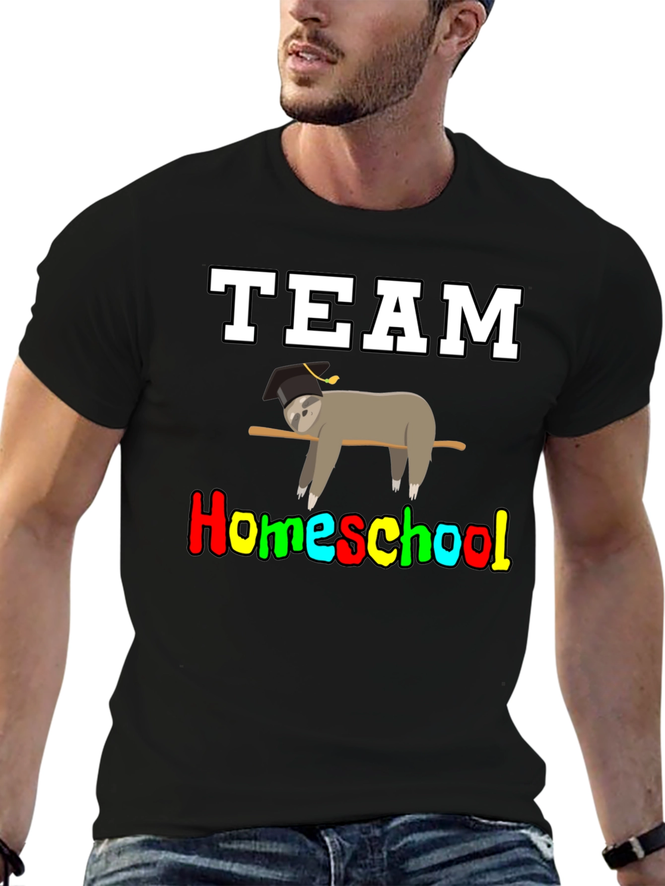 Team Homeschool Sloth T-Shirt