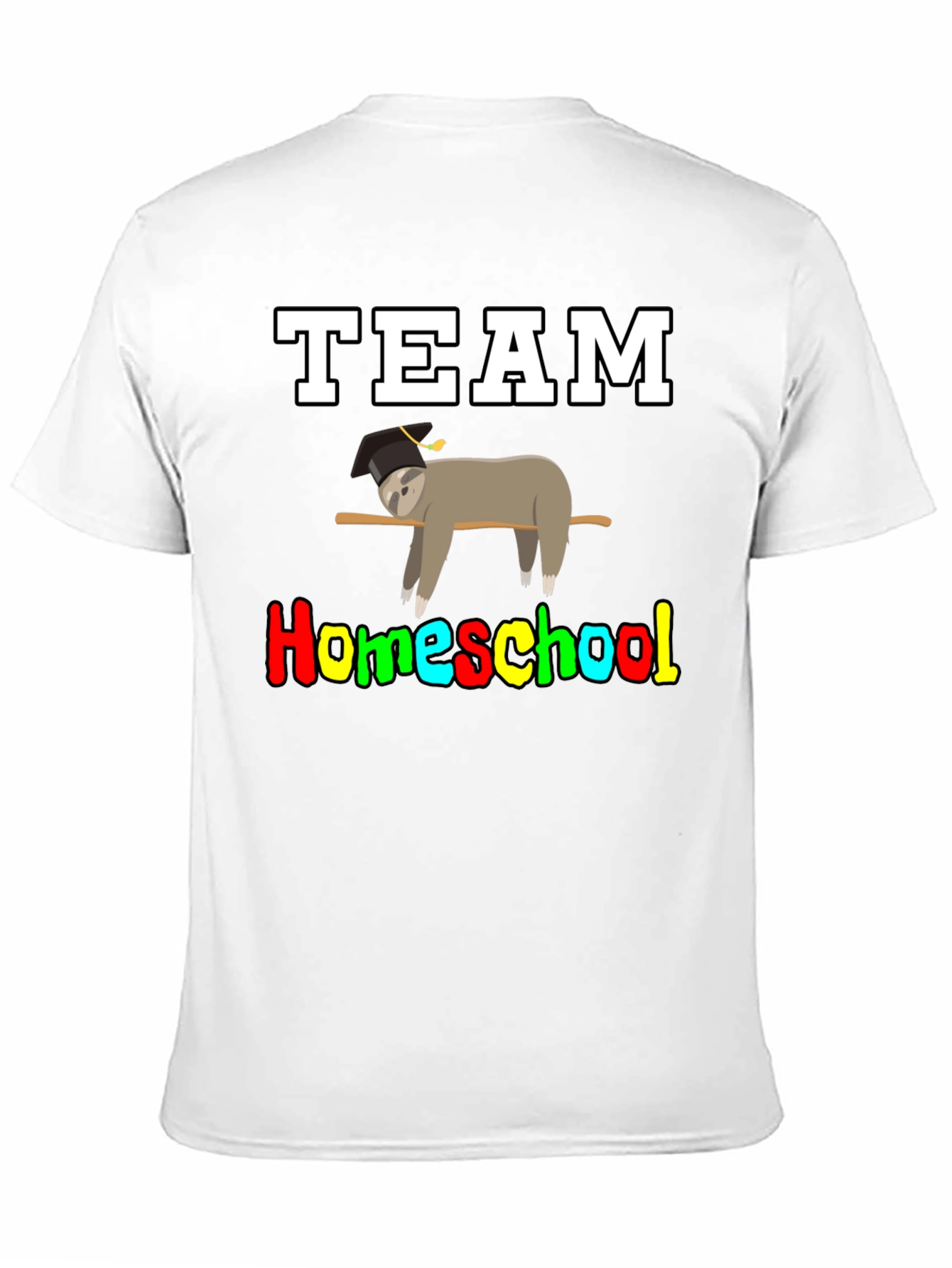 Team Homeschool Sloth T-Shirt