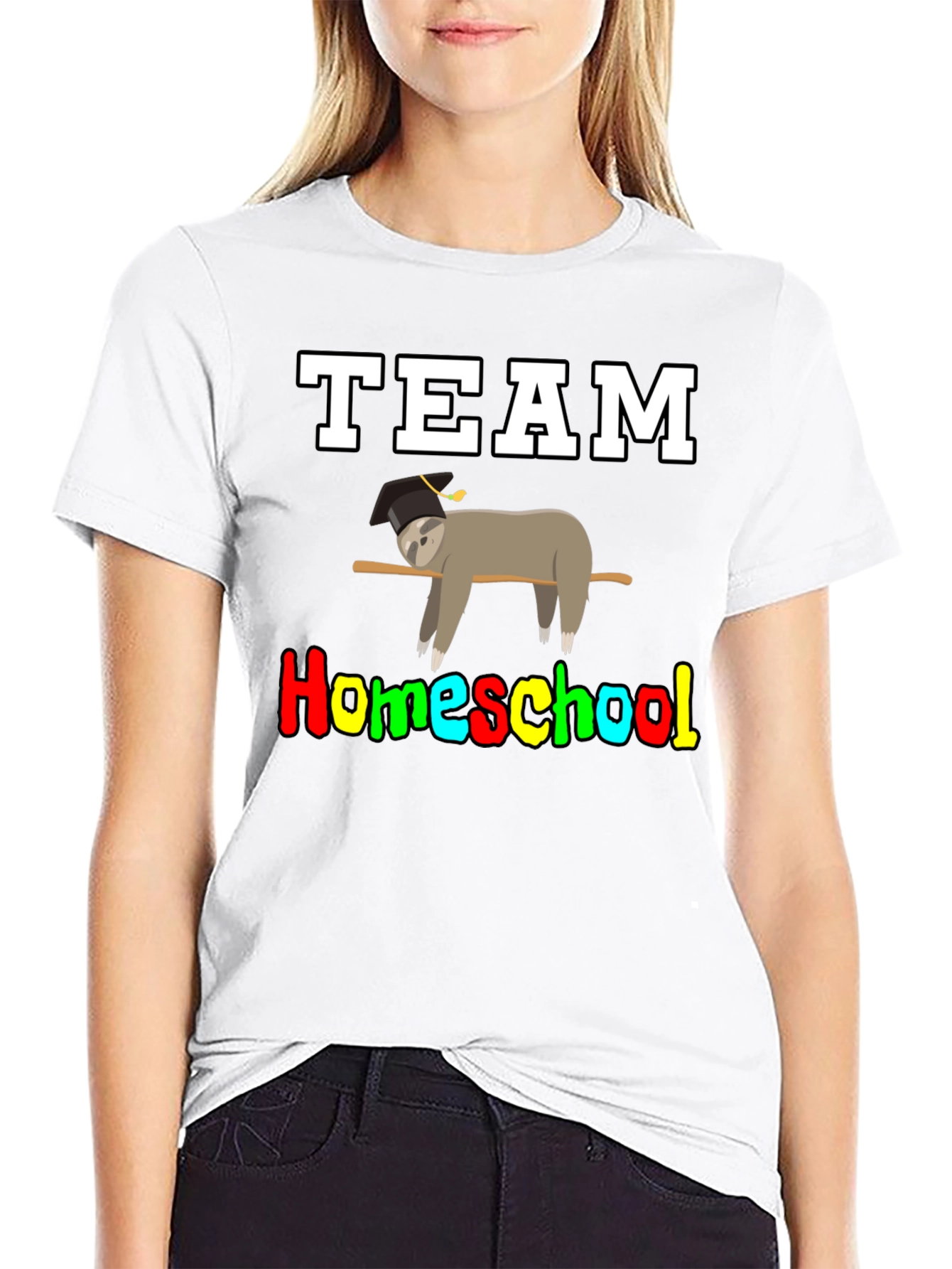 Team Homeschool Sloth T-Shirt