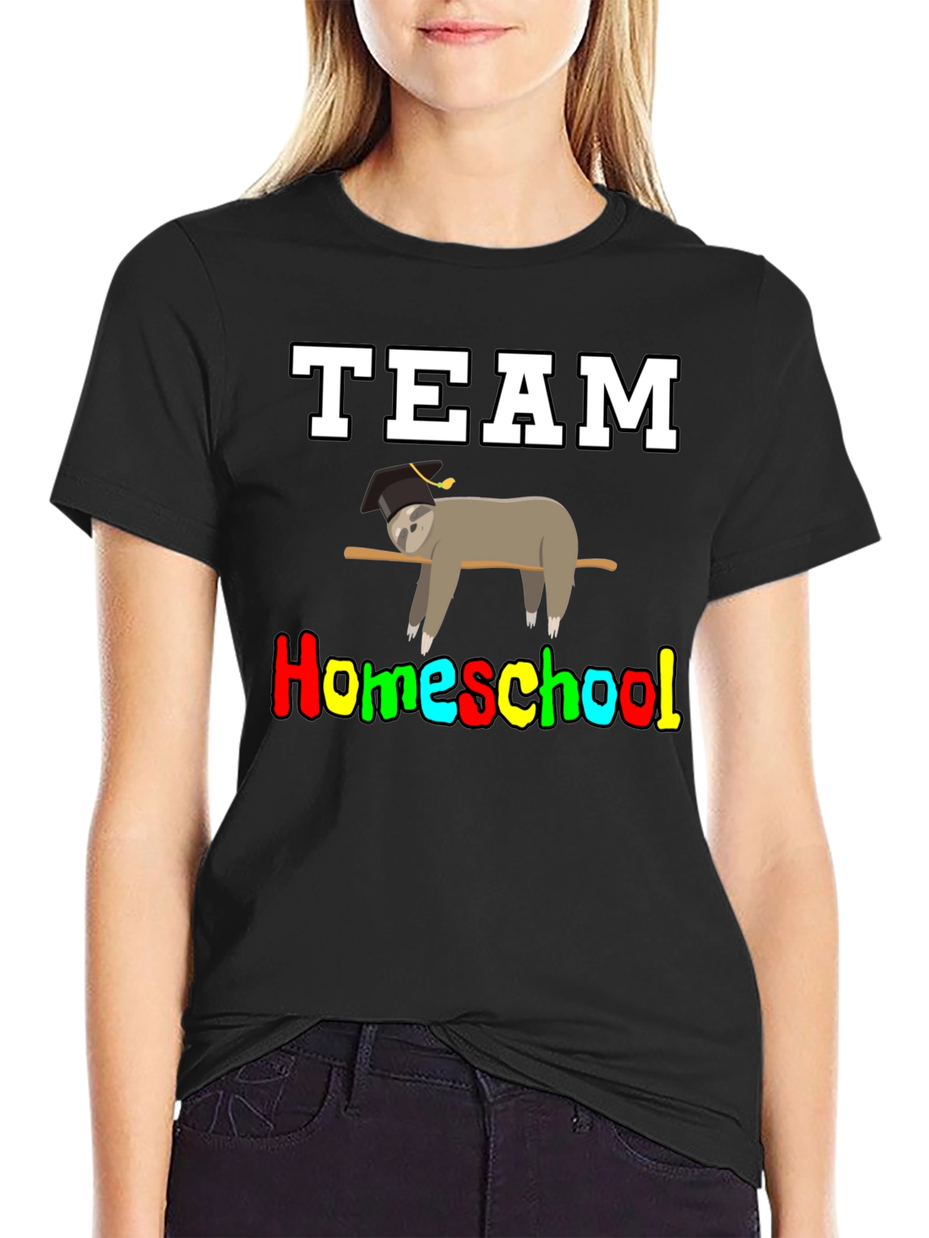 Team Homeschool Sloth T-Shirt
